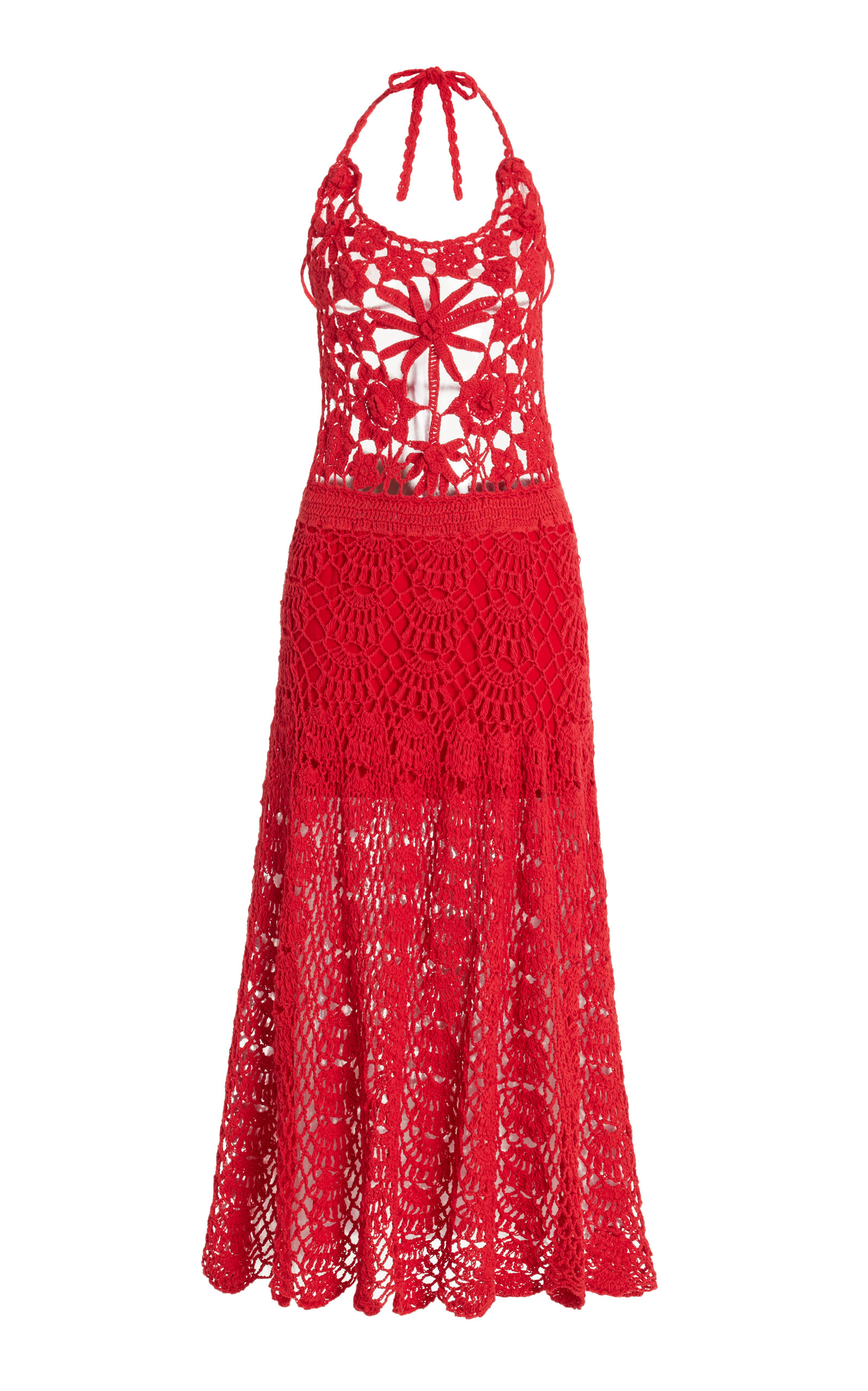 Fernanda Crocheted Cotton Maxi Dress
