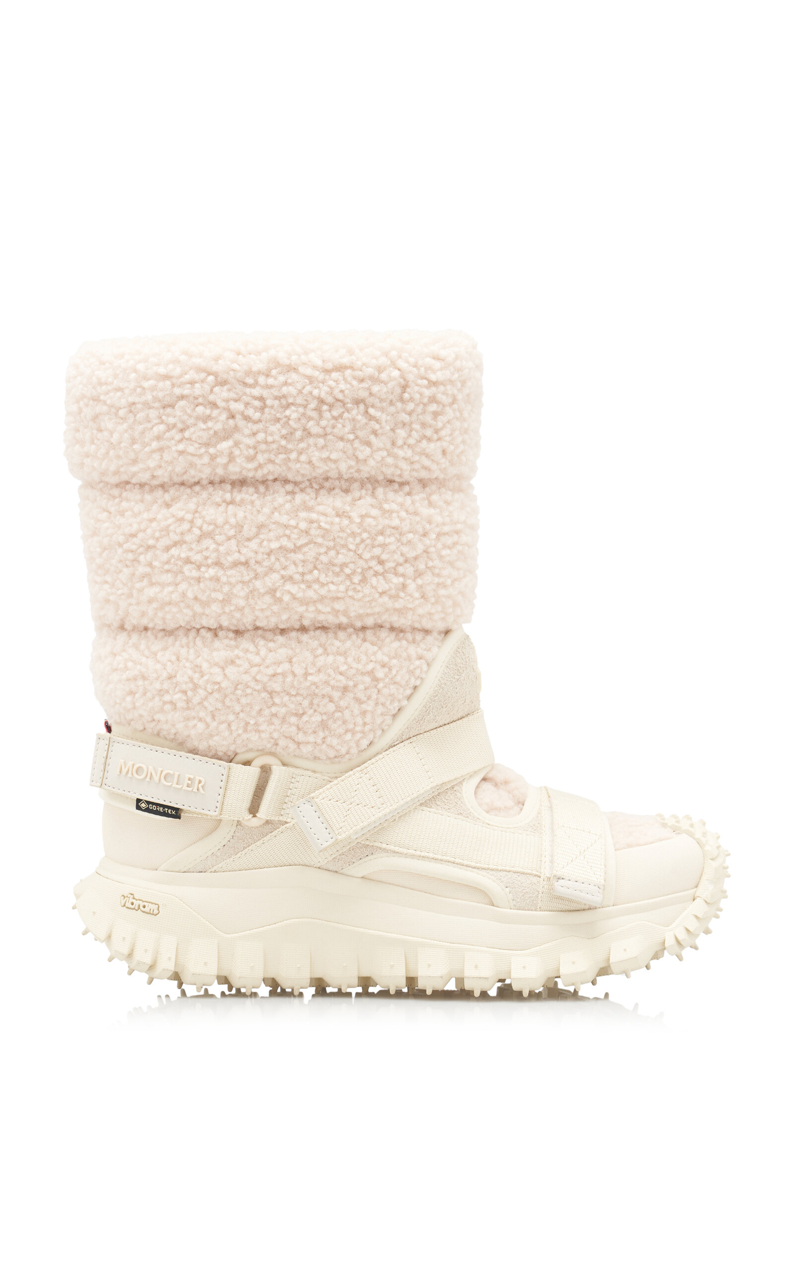Moncler Trailgrip Eco-Shearling Ankle Boots