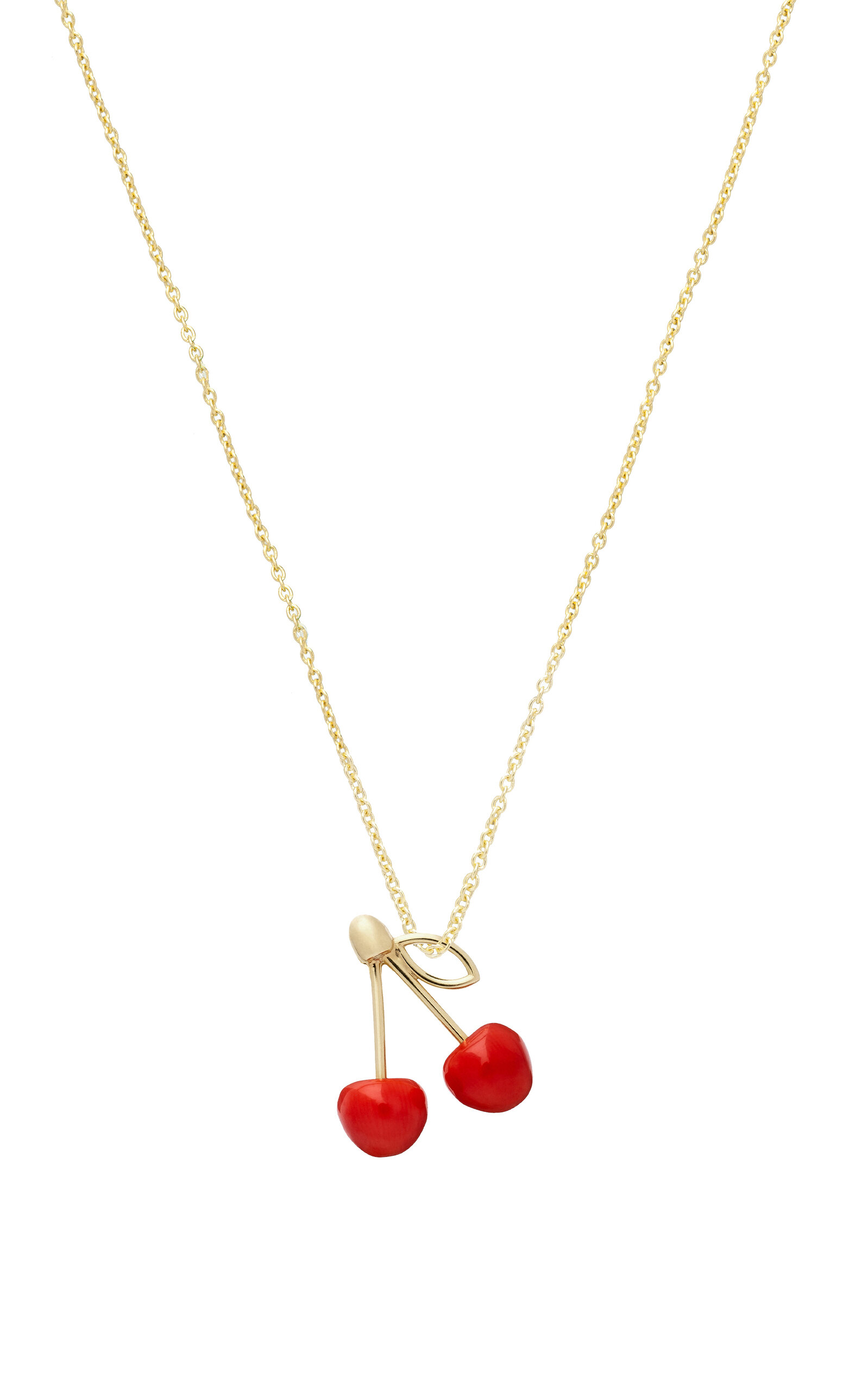 Aliita 9k Yellow Gold Cereza Necklace