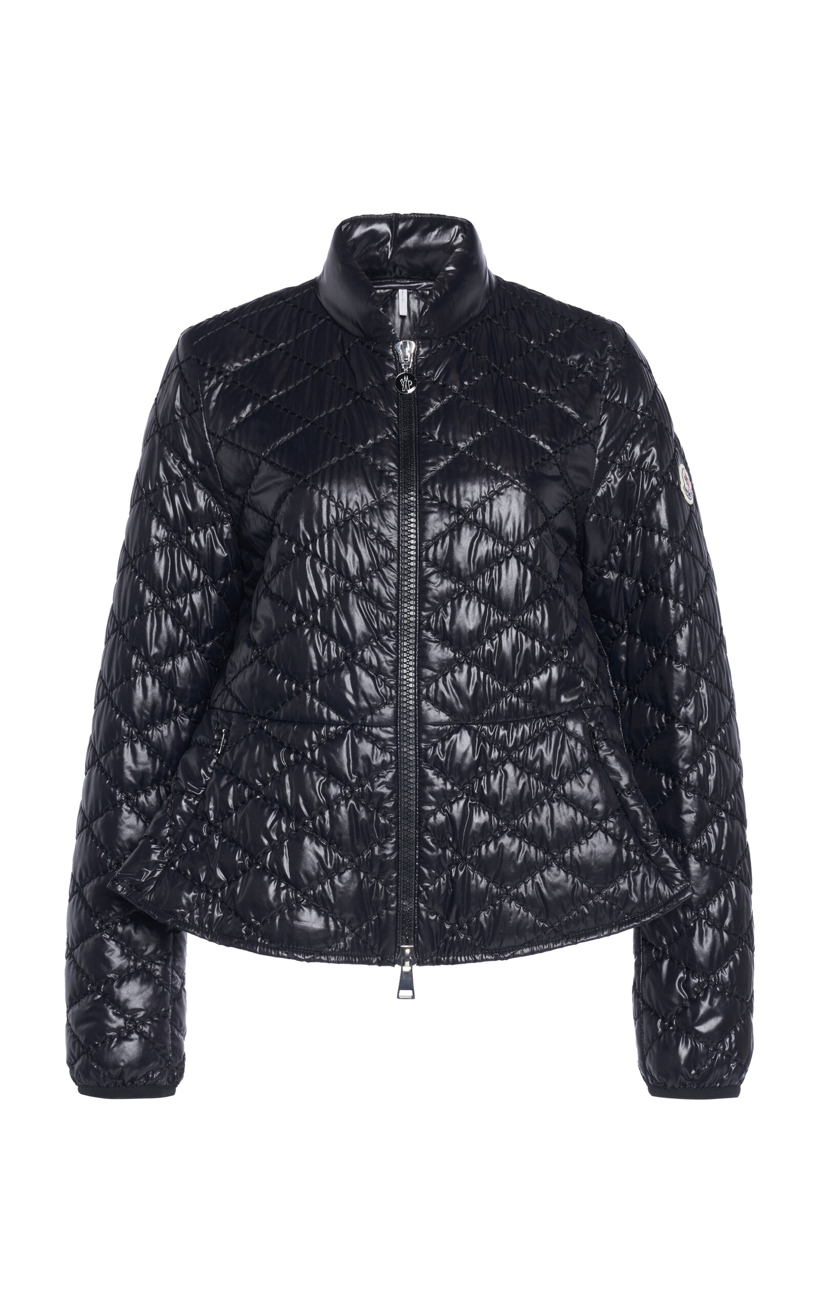 Moncler Barive Short Padded Jacket Black In Black
