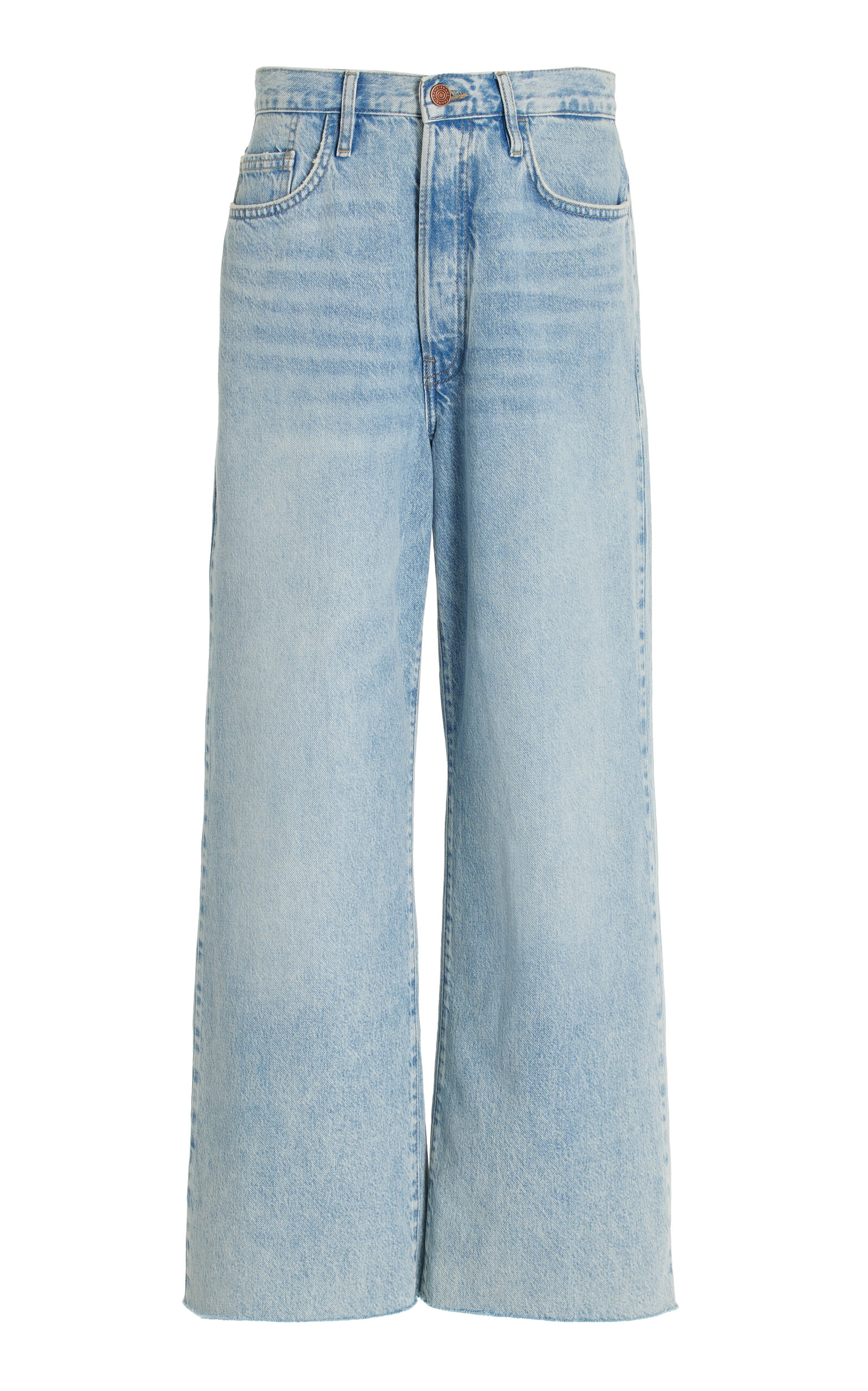 FRAME FRAME Le Low Baggy Rigid Wide-Leg Jeans Blue 28 Moda