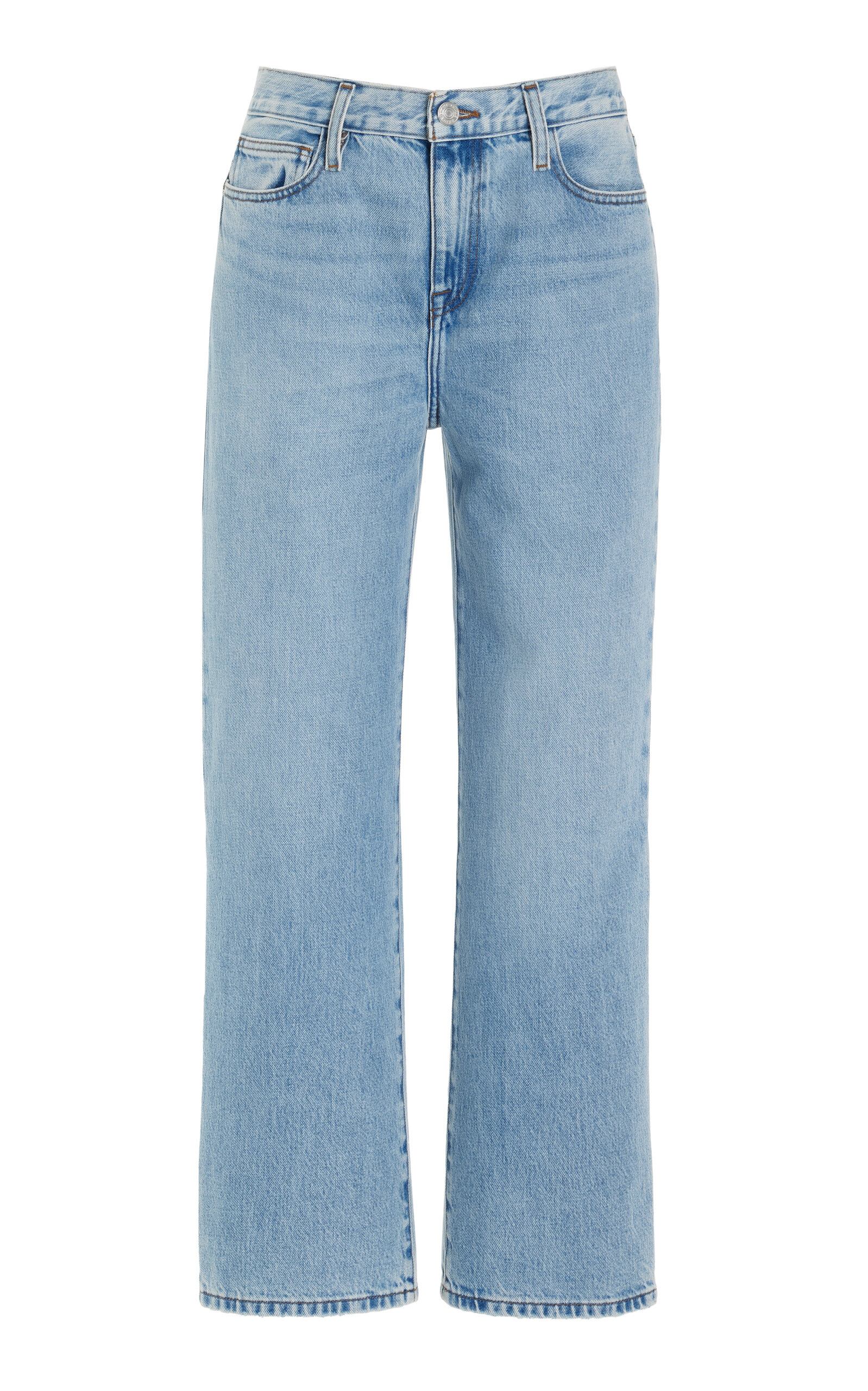 Le Jane Rigid High-Rise Cropped Straight-Leg Jeans