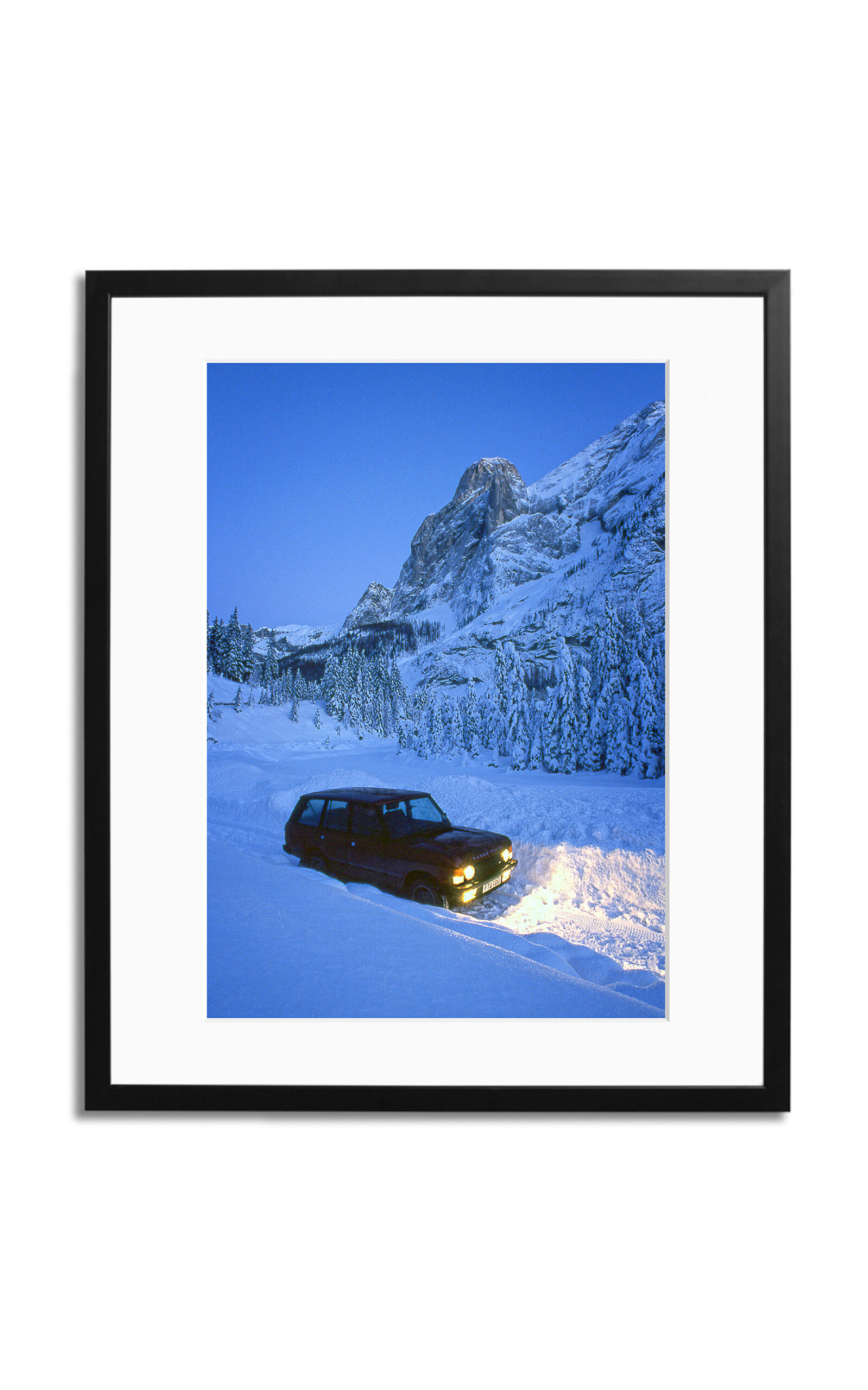 Sonic Editions Range Rover In The Dolomites Framed Photography Print In Multi