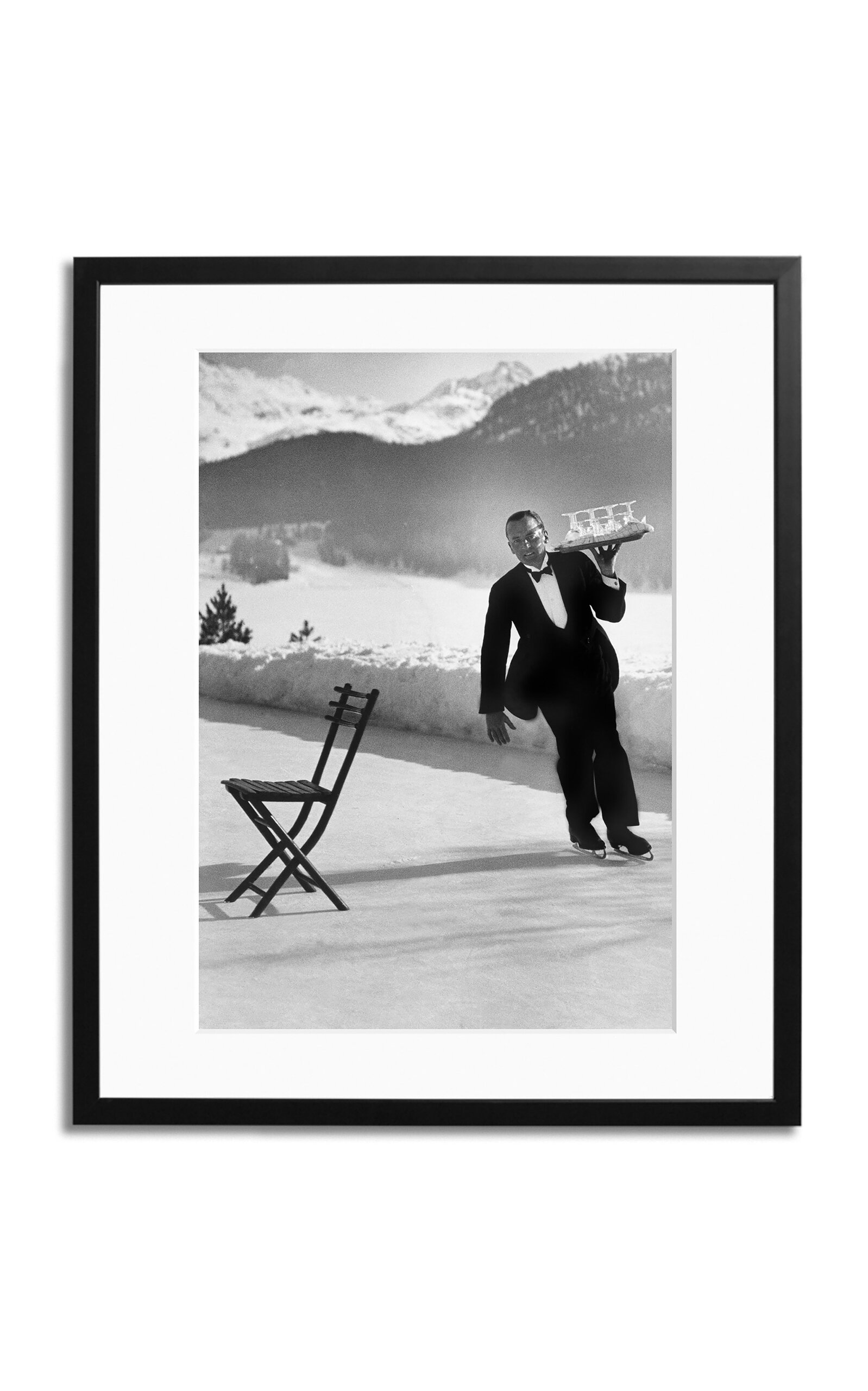 Sonic Editions The Waiter's Practice Framed Photography Print In Multi