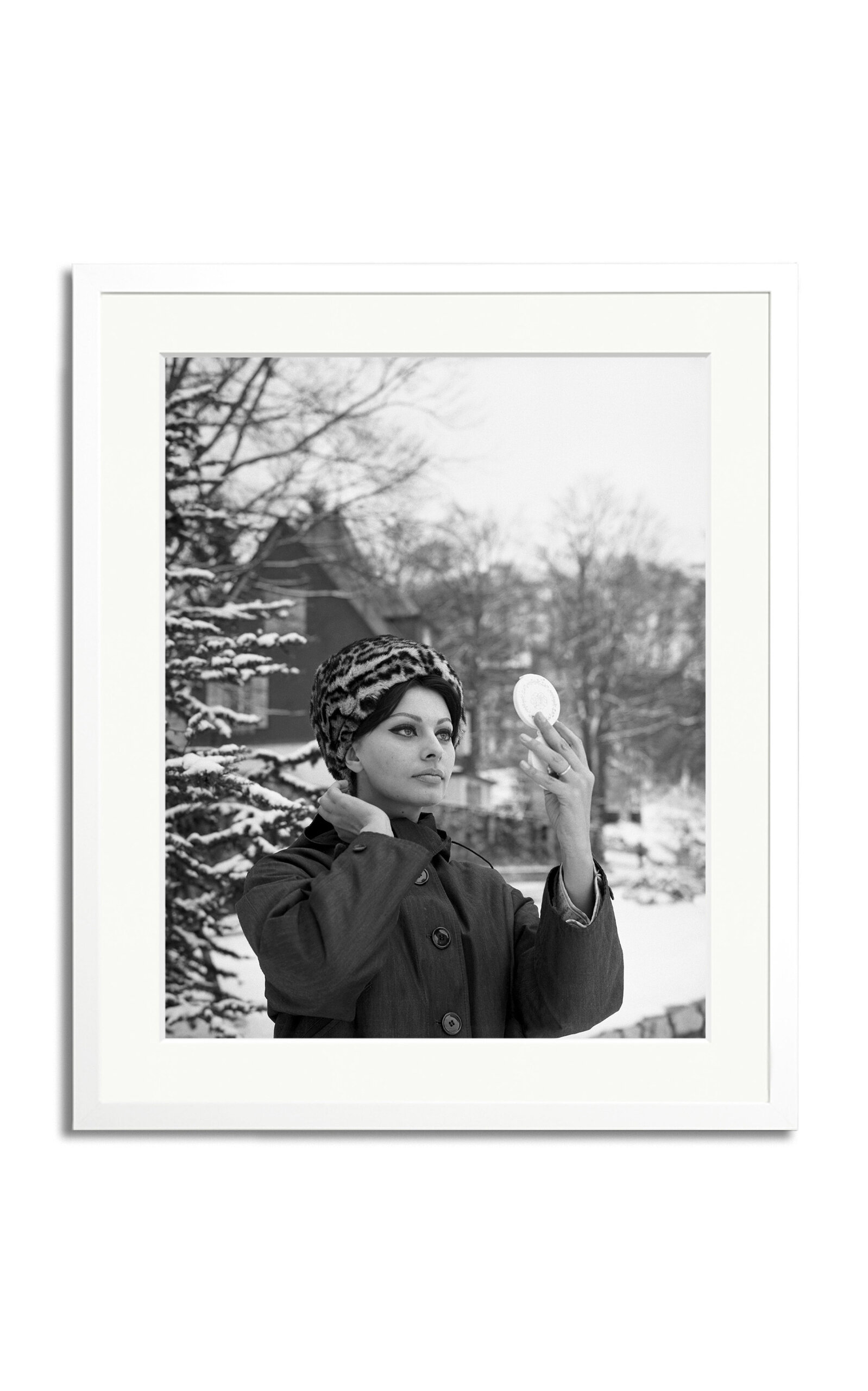 Sonic Editions Sophia Loren In Switzerland Framed Photography Print In Multi