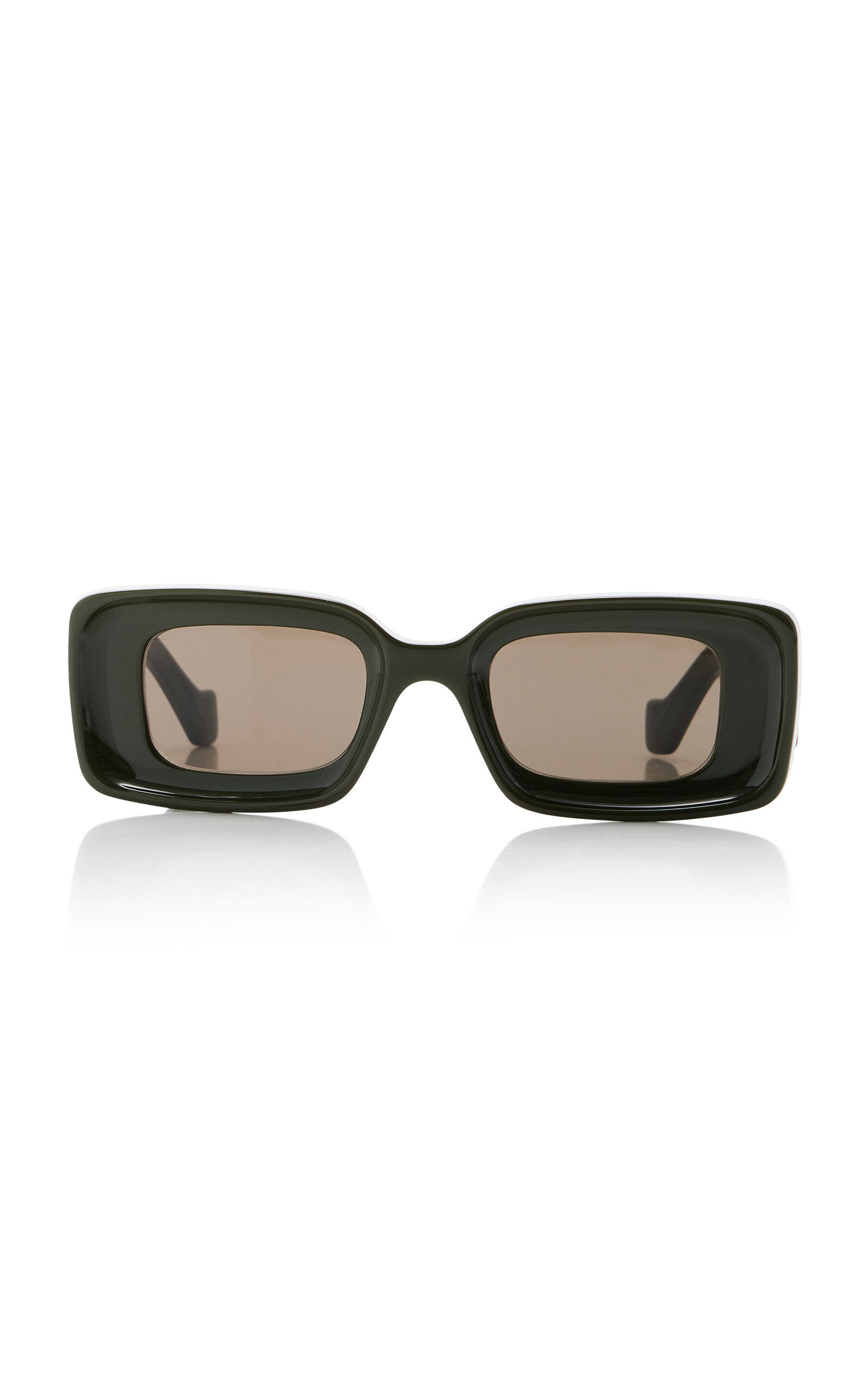 Loewe Anagram Square-frame Acetate Sunglasses In Black