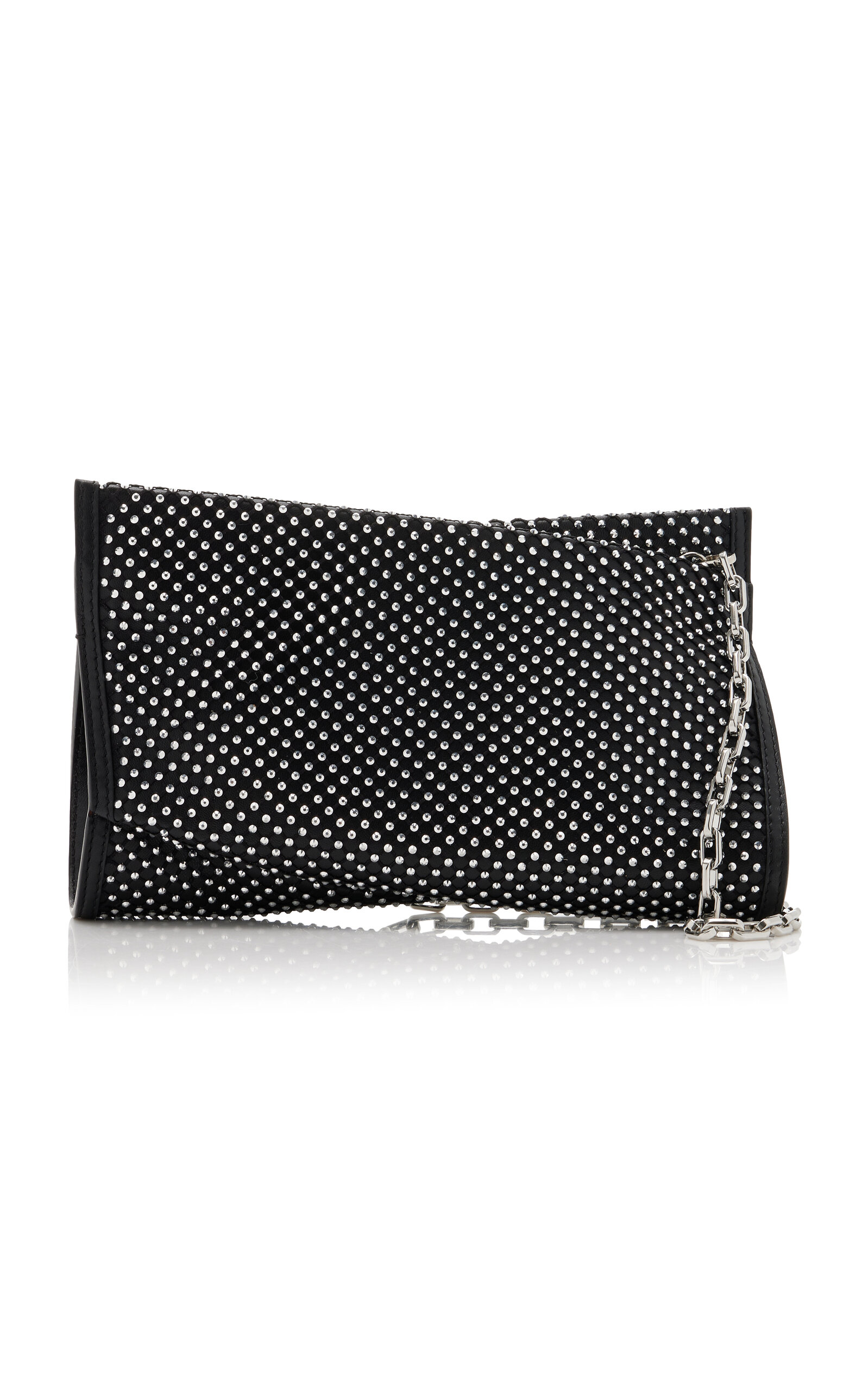 Christian Louboutin Loubitwist Small Studded Leather Clutch