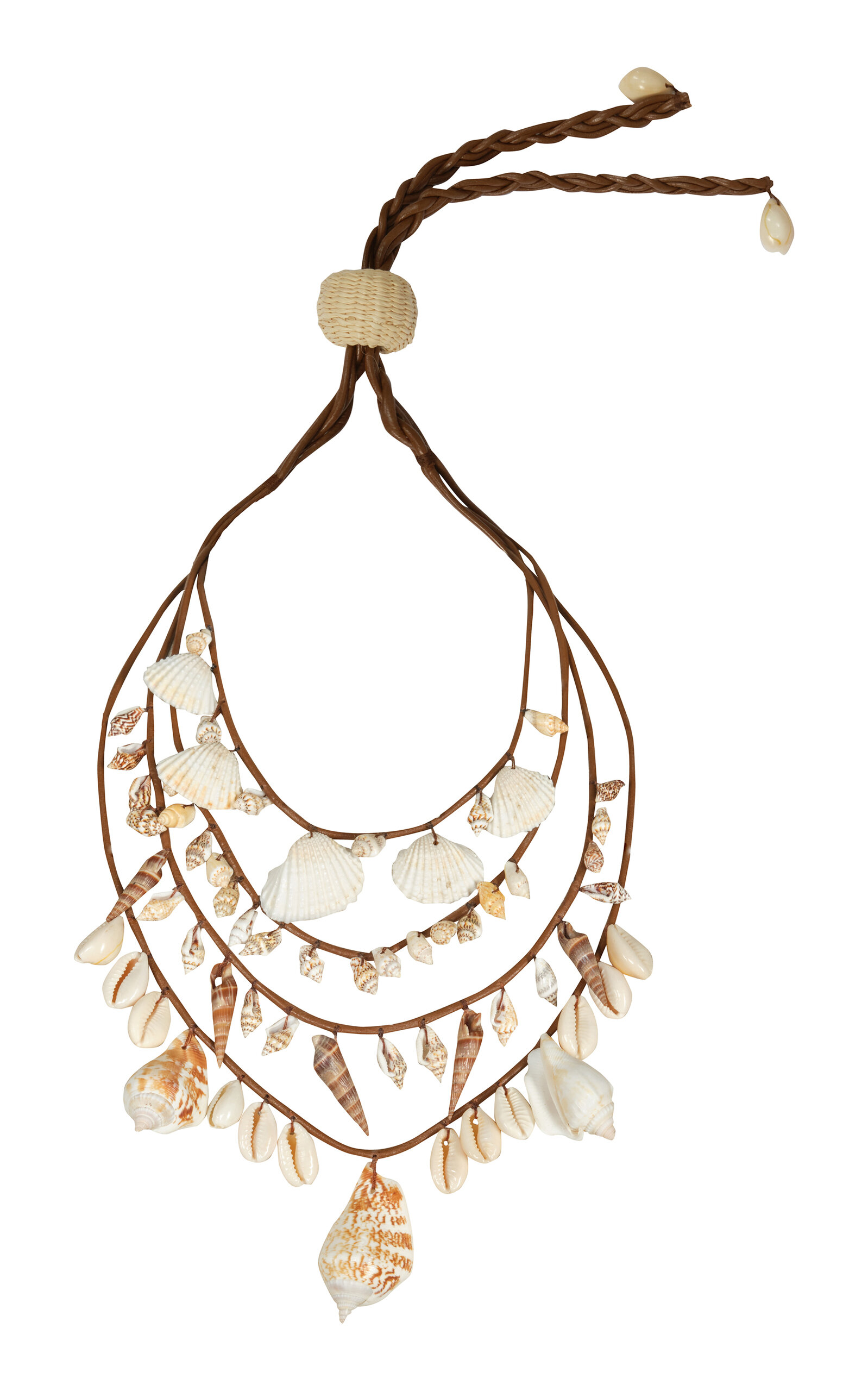 Johanna Ortiz Magical Chant Natural Shell Necklace In Neutral