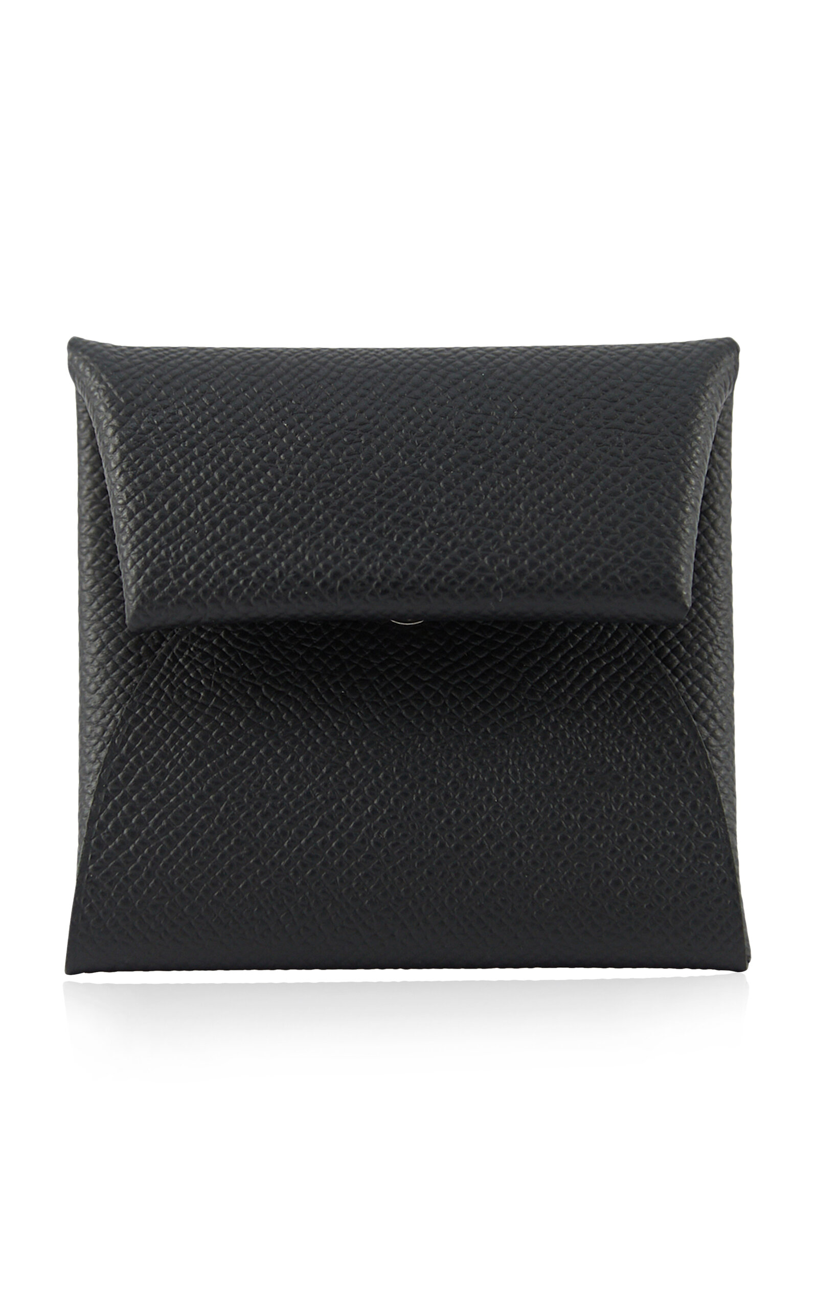 Hermès - Pristine Bastia Change Purse in Epsom Leather - Black - OS - Only At Moda Operandi