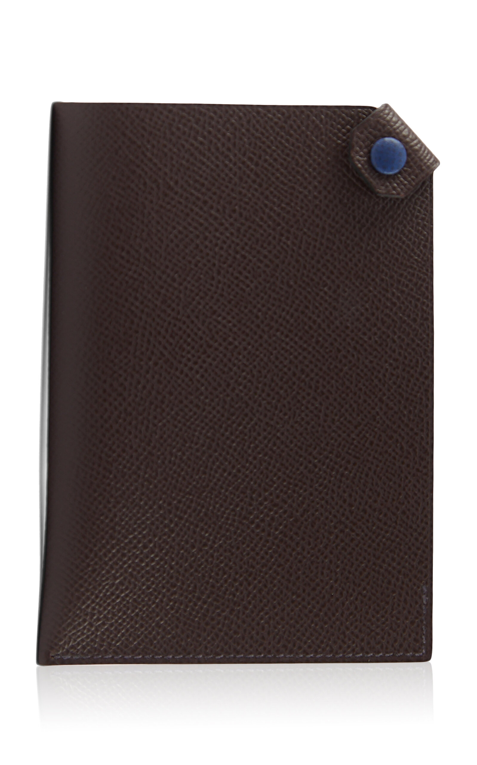 Hermès - Pristine Porte Passport Tarmac in Epsom Leather - Brown - OS - Only At Moda Operandi