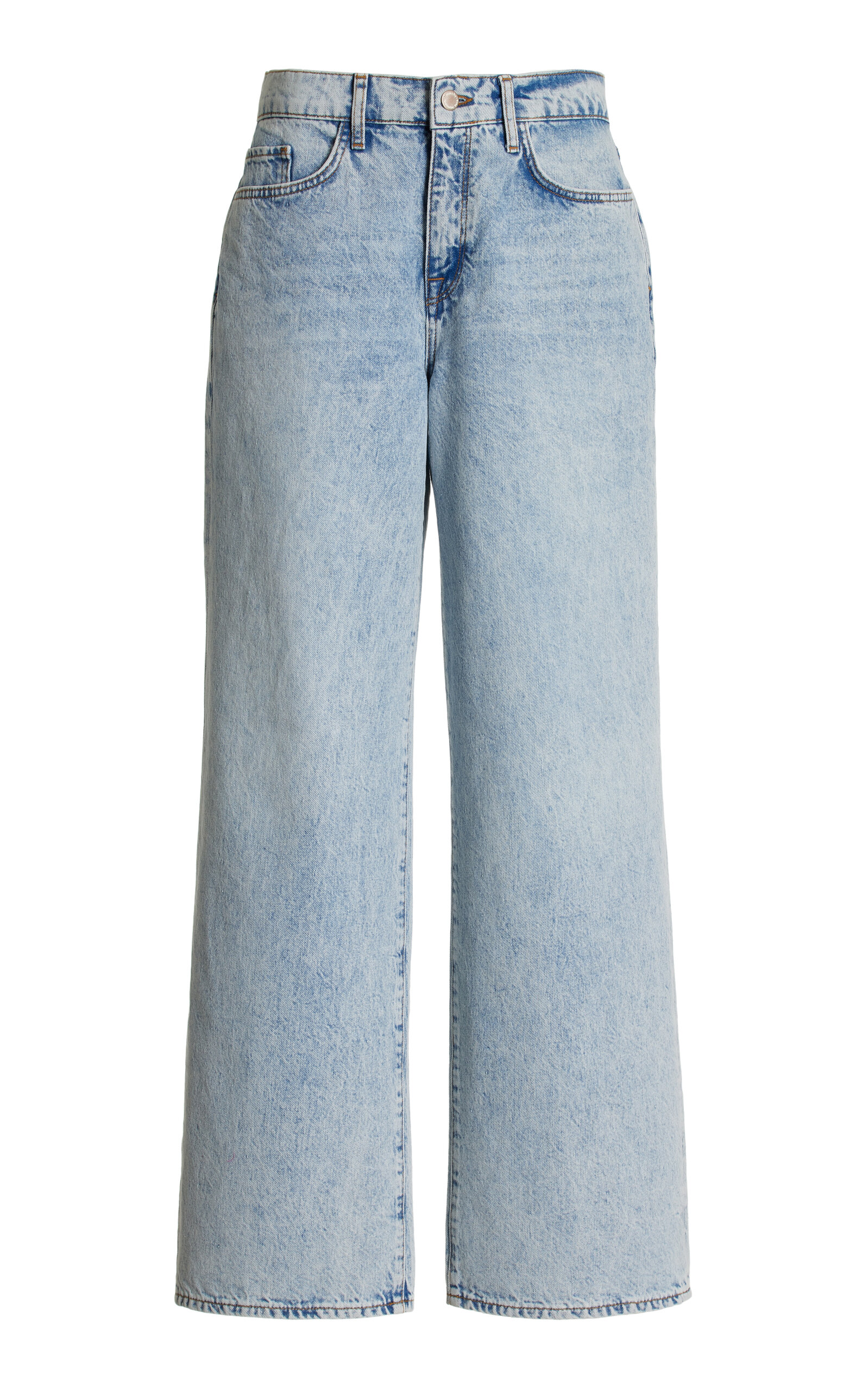 Triarchy Ms. Sparrow Rigid Mid-rise Baggy Jeans In Light Blue