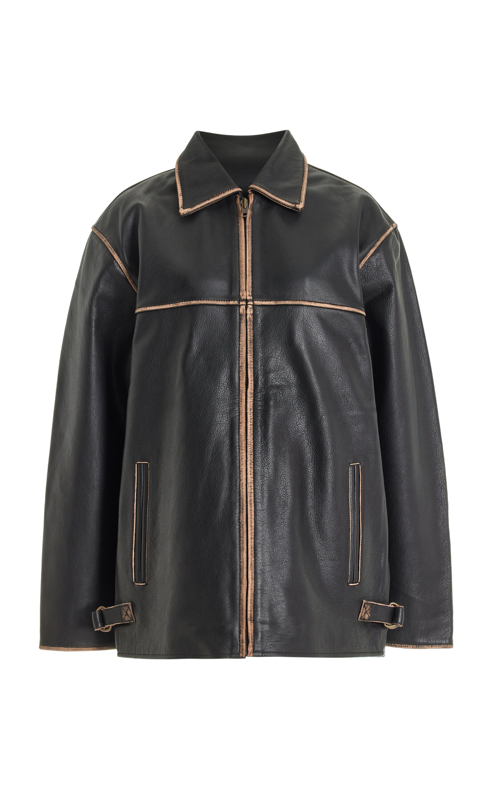 Faded Leather Jacket
