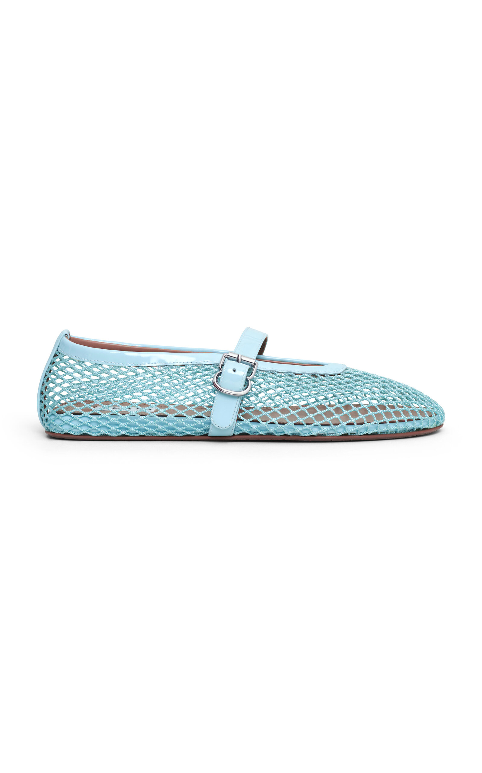 ALAÏA Mesh Mary Jane Flats - Moda Operandi
