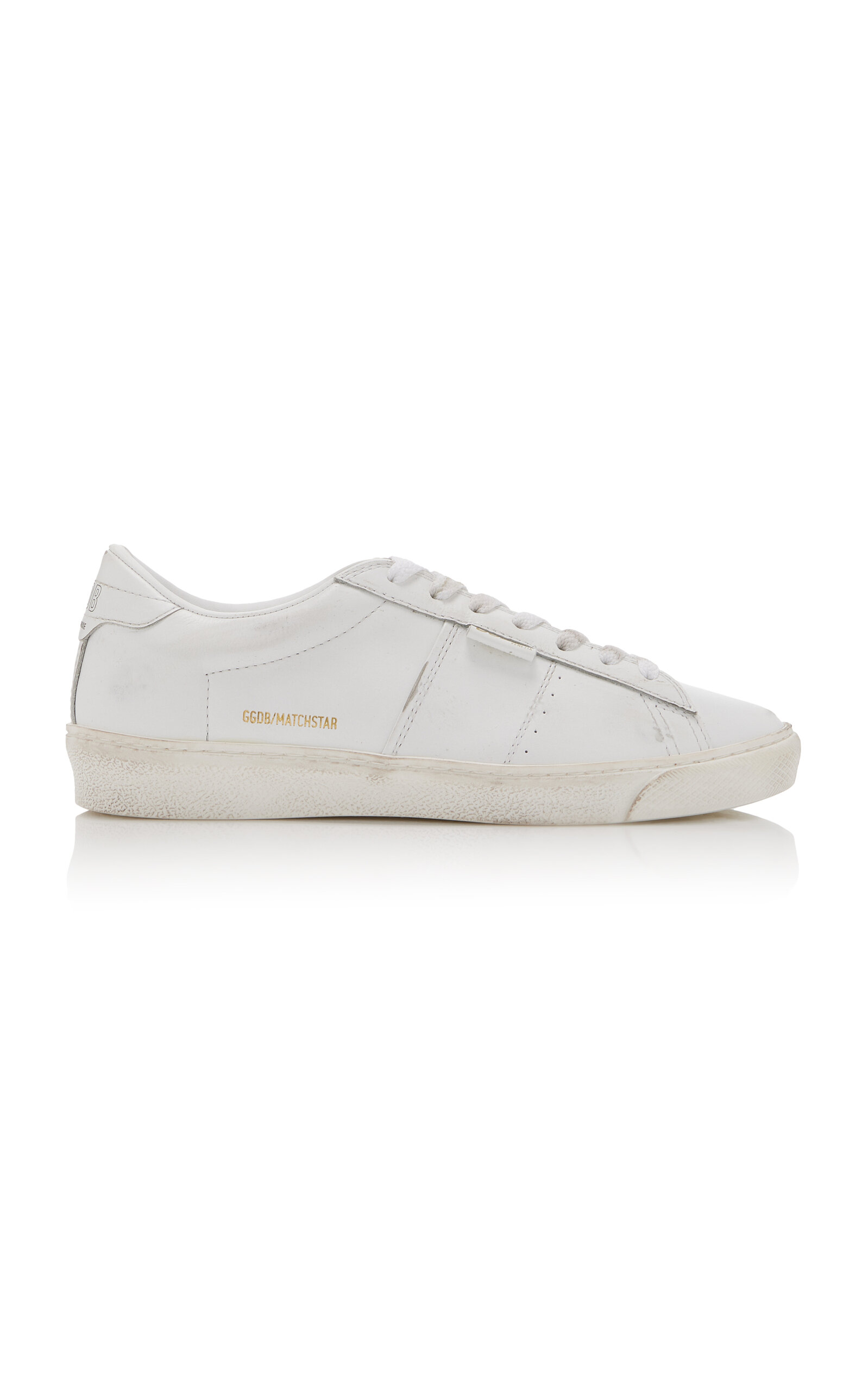 Golden Goose Match Star Leather Sneakers - Moda Operandi