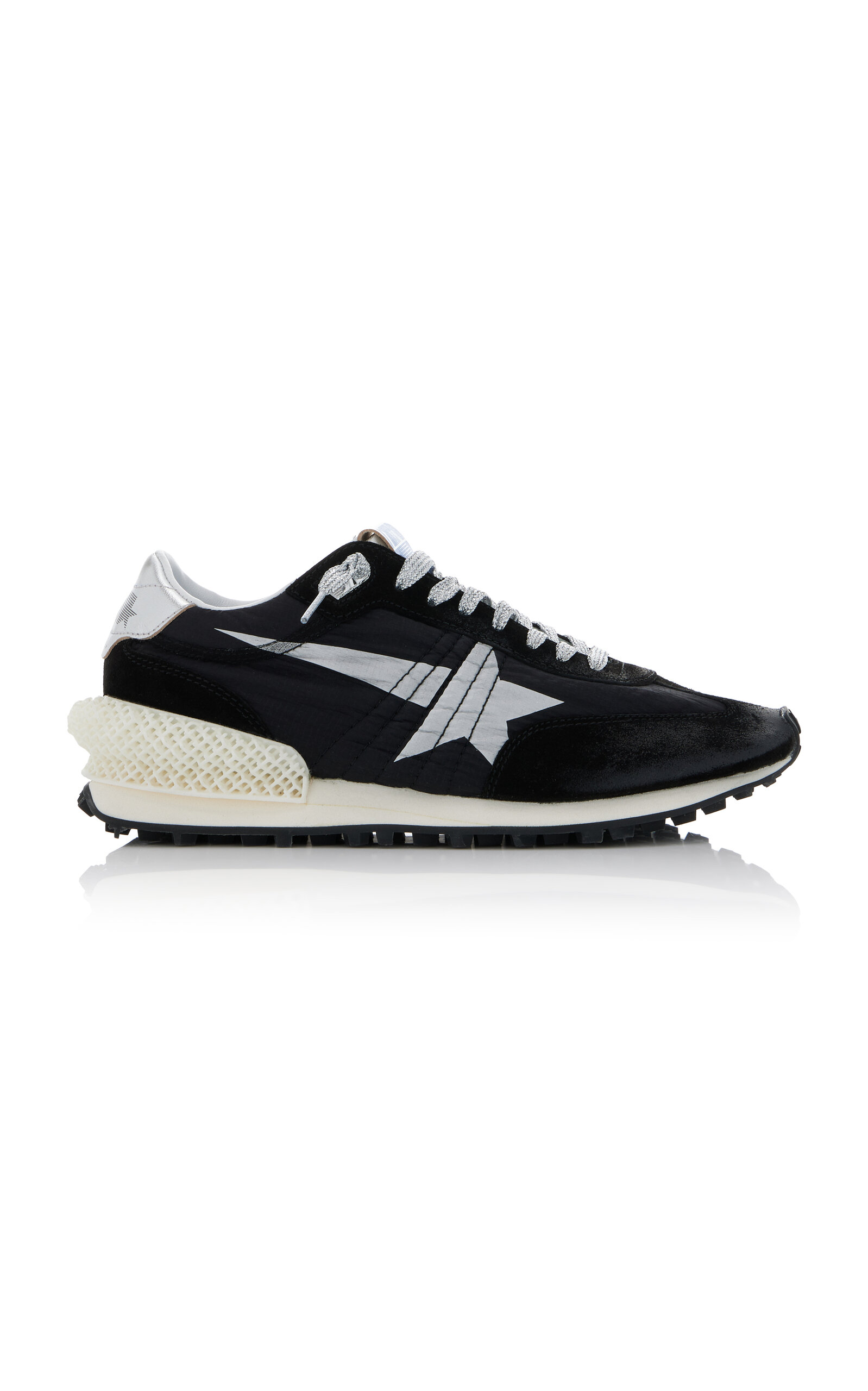 Golden Goose - Running Marathon Nylon Sneakers - Black - IT 37 - Moda Operandi