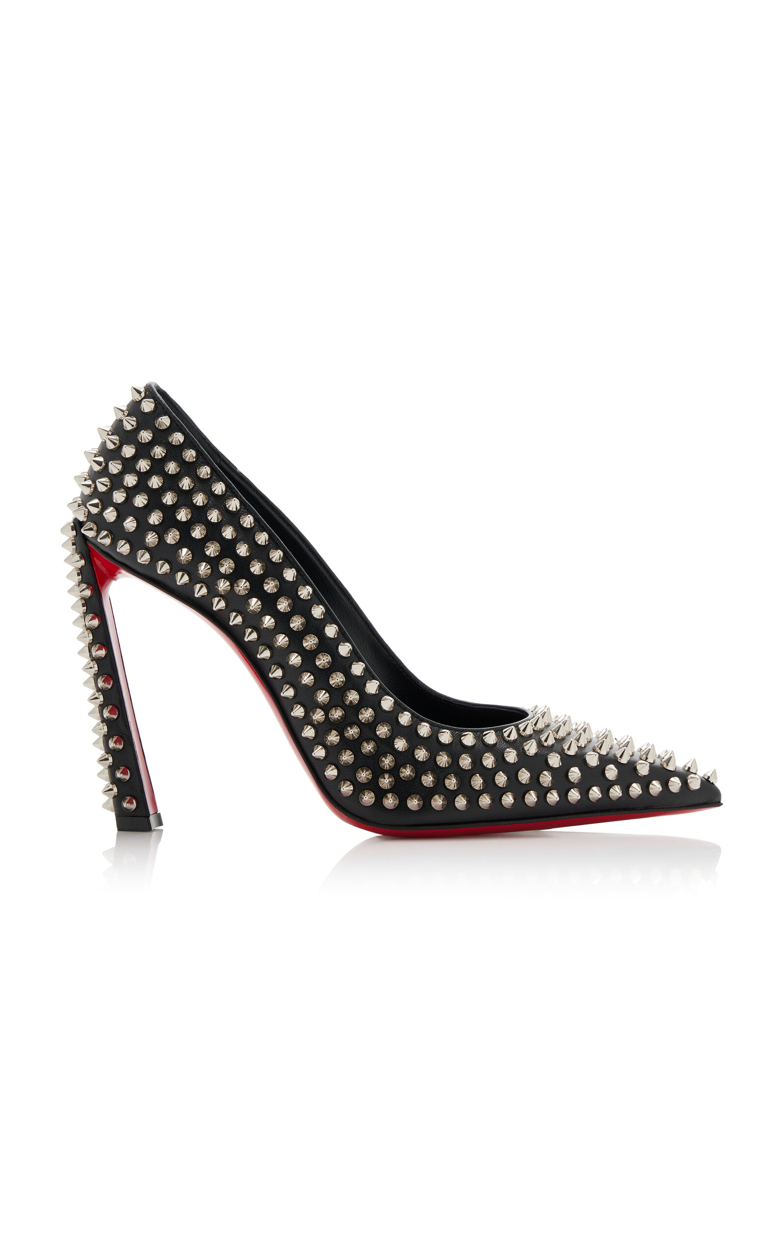 Christian Louboutin Condora Spikes 100mm Studded Leather Pumps