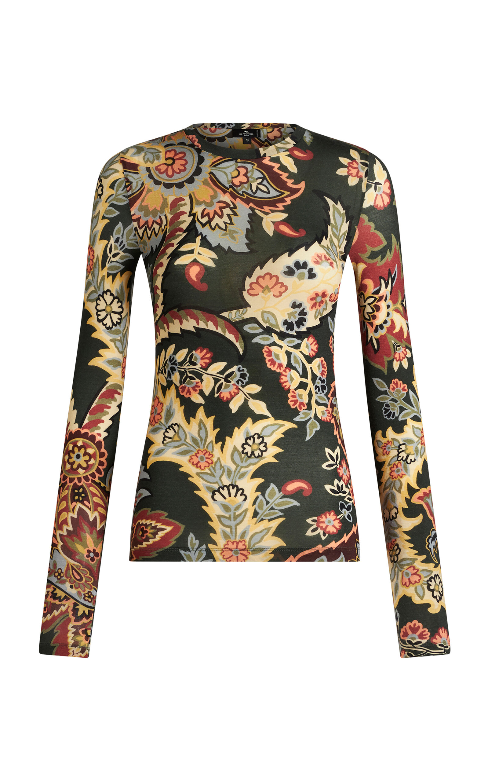 Etro Jersey Top In Multi