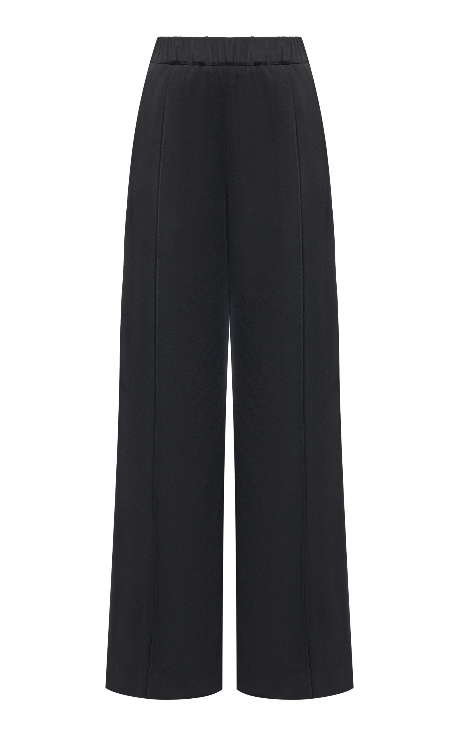 Jil Sander Pleated Wide-Leg Pants - Black