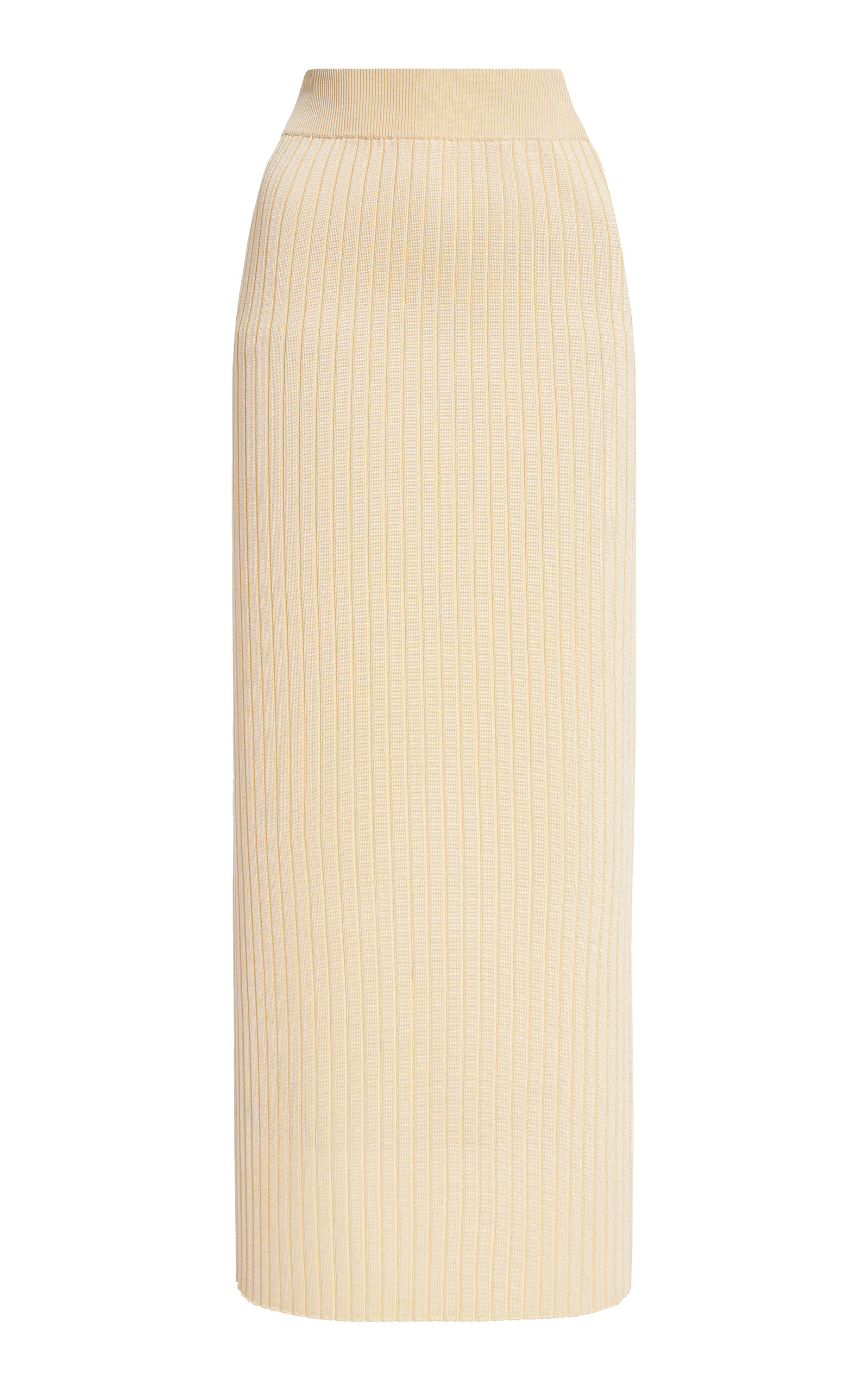 Jil Sander Ribbed-Knit Midi Skirt