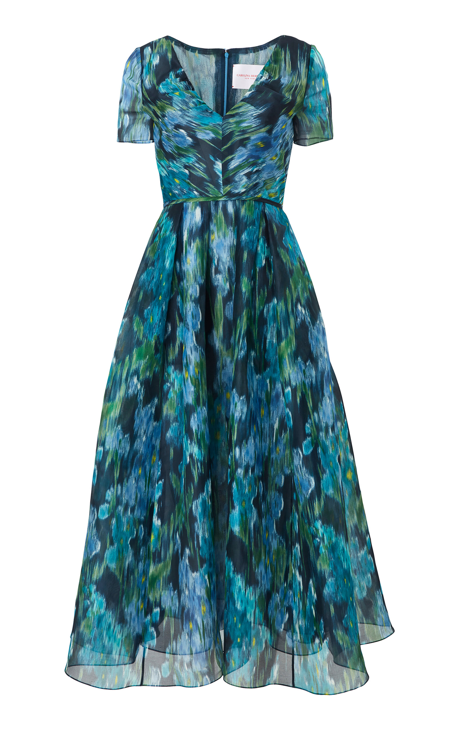 Carolina Herrera - Printed Midi Dress - Multi - US 8 - Only At Moda Operandi