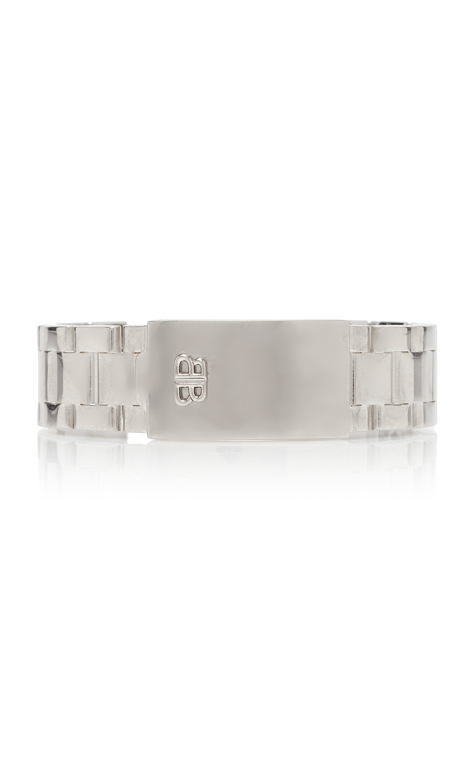 Balenciaga 24/7 Silver-Tone Bracelet - Silver - Moda Operandi