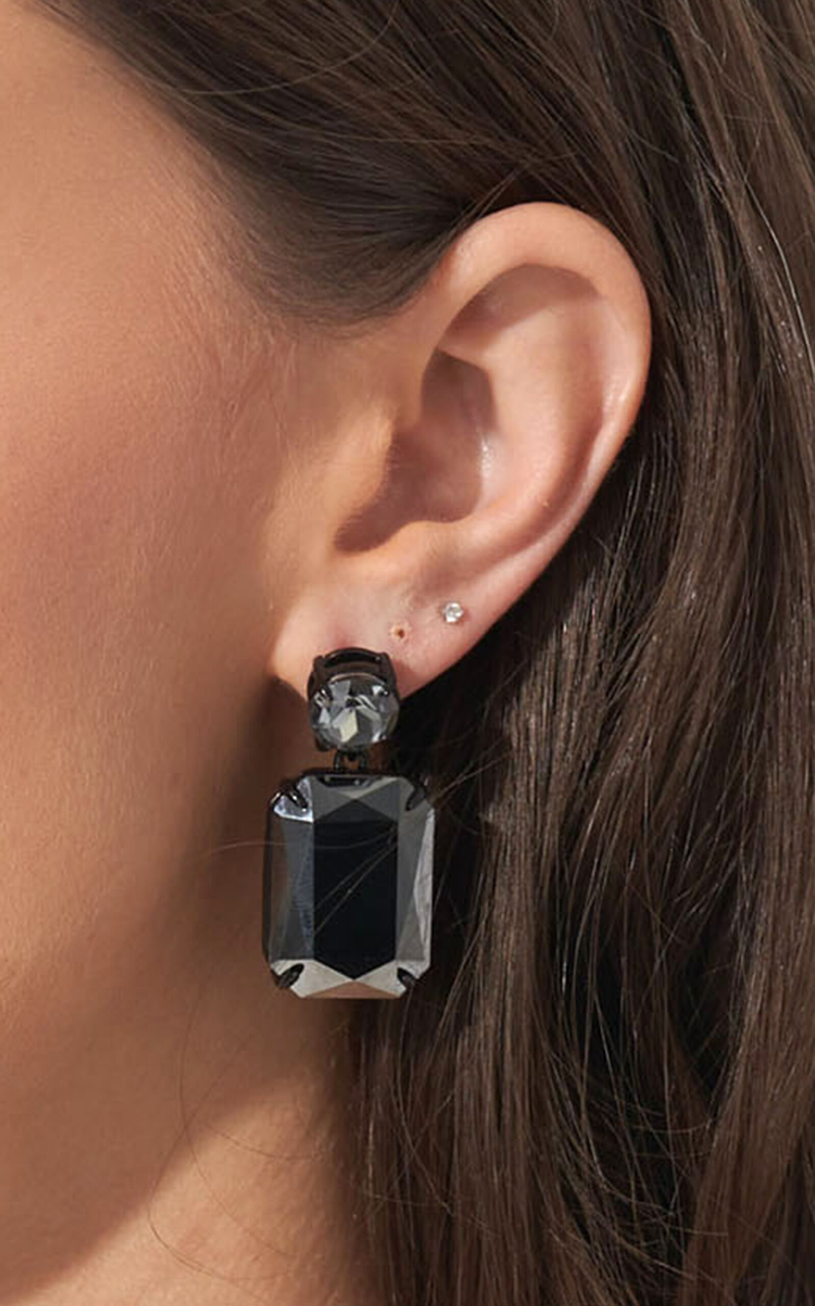 Carolina Herrera - Crystal Riviera Earrings - Black - OS - Only At Moda Operandi - Gifts For Her