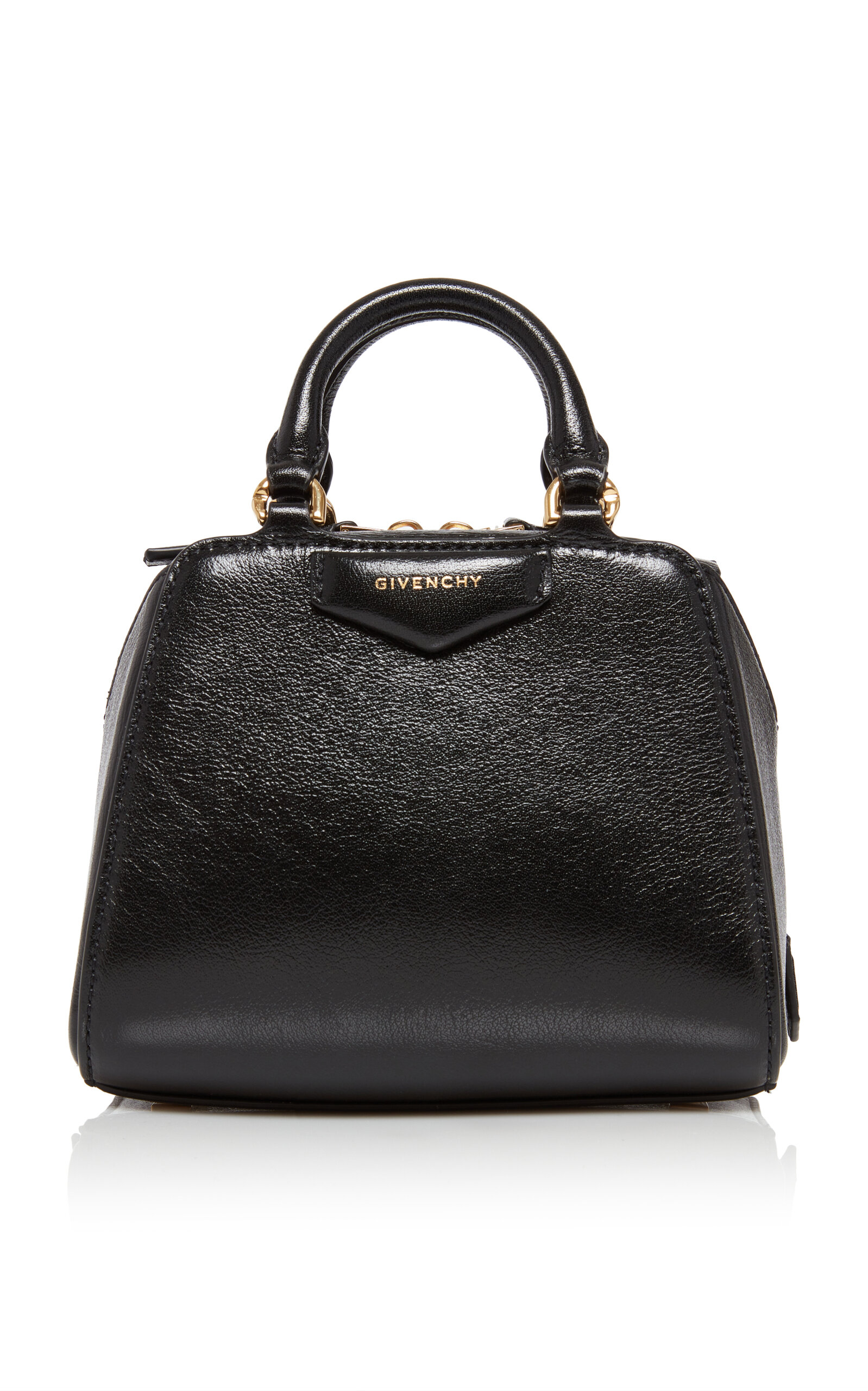 Givenchy Mini Antigona Cube Leather Top Handle Bag