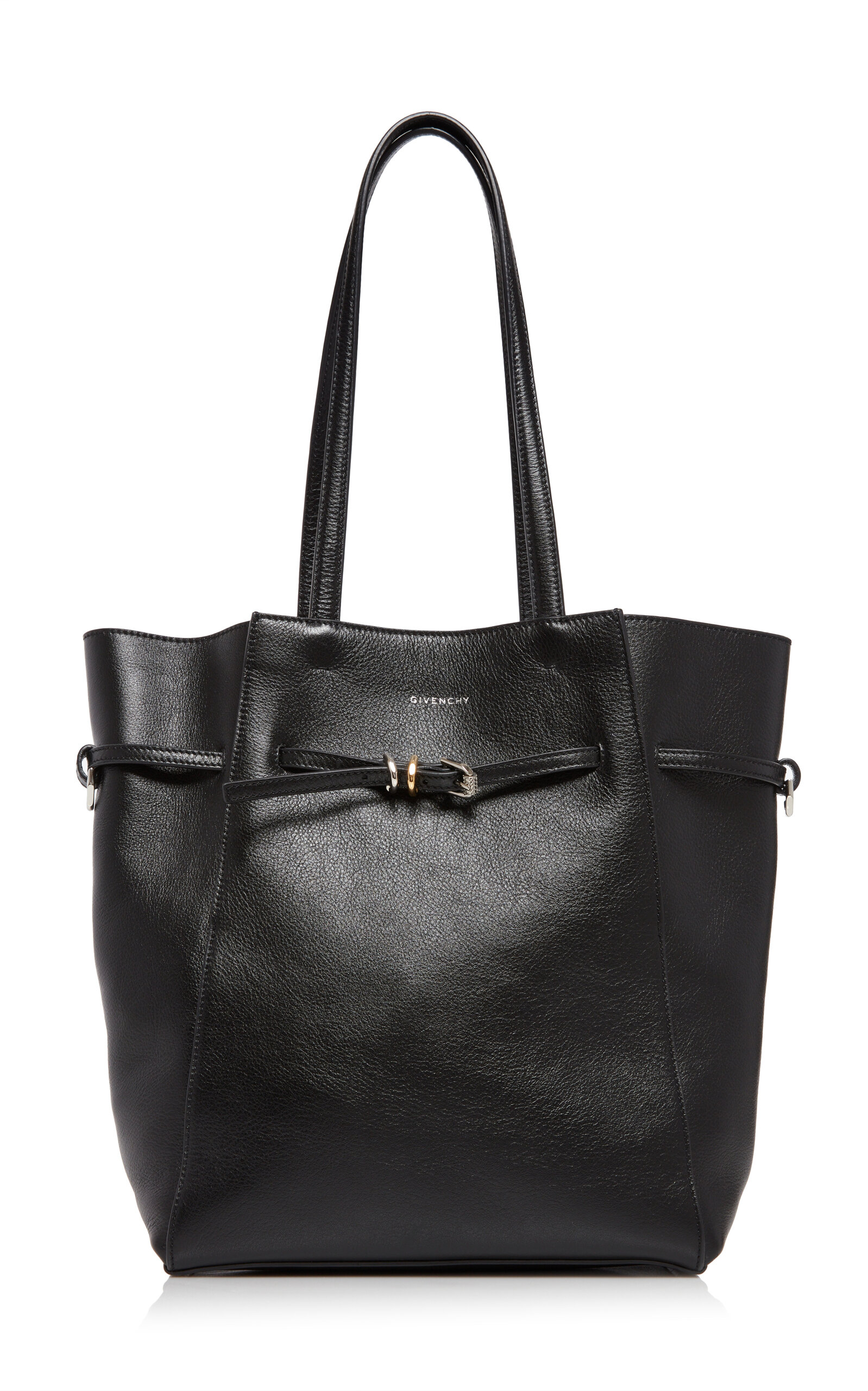 Small Voyou North-South Leather Tote Bag