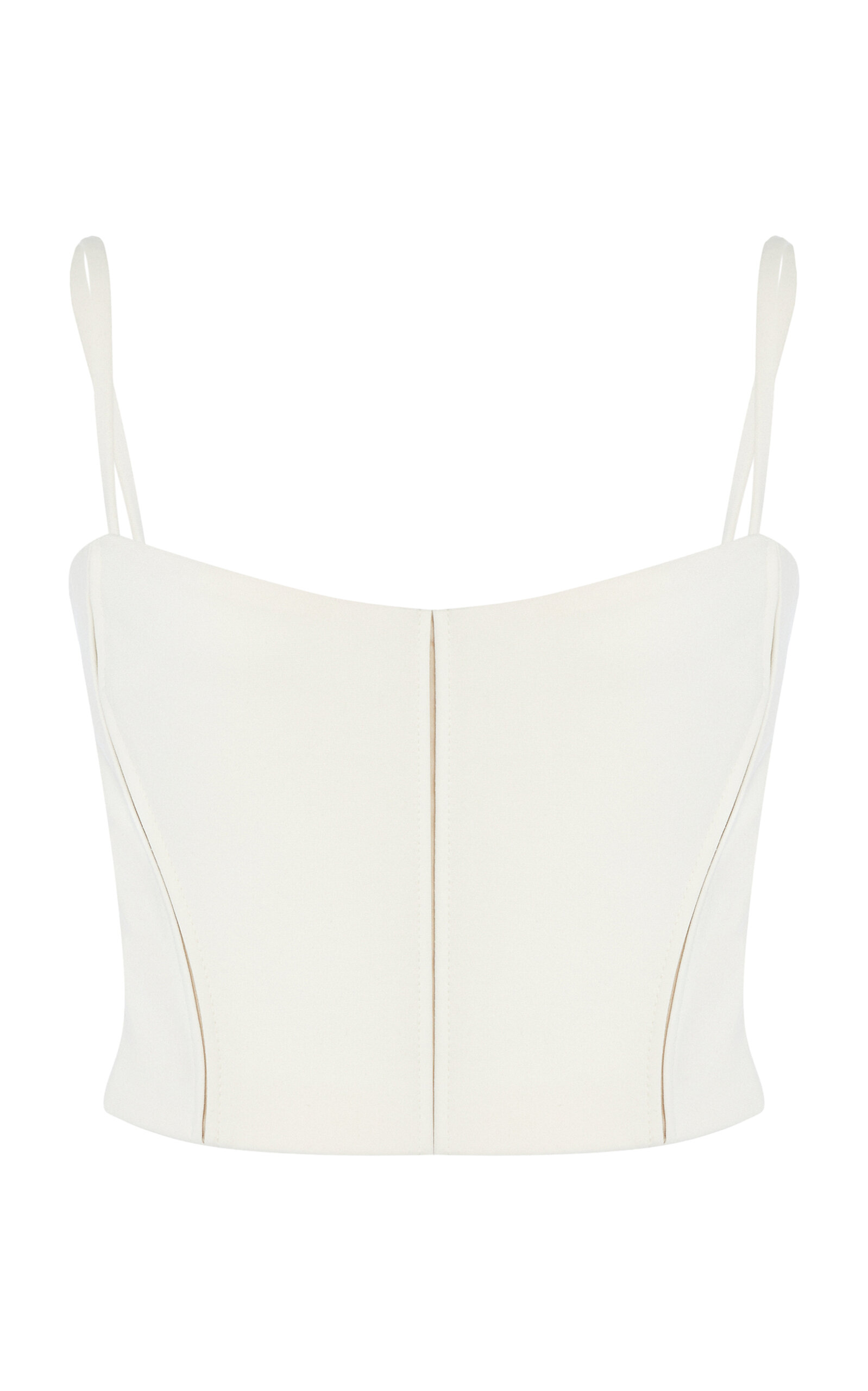 Sculpted Crepe Corset Top