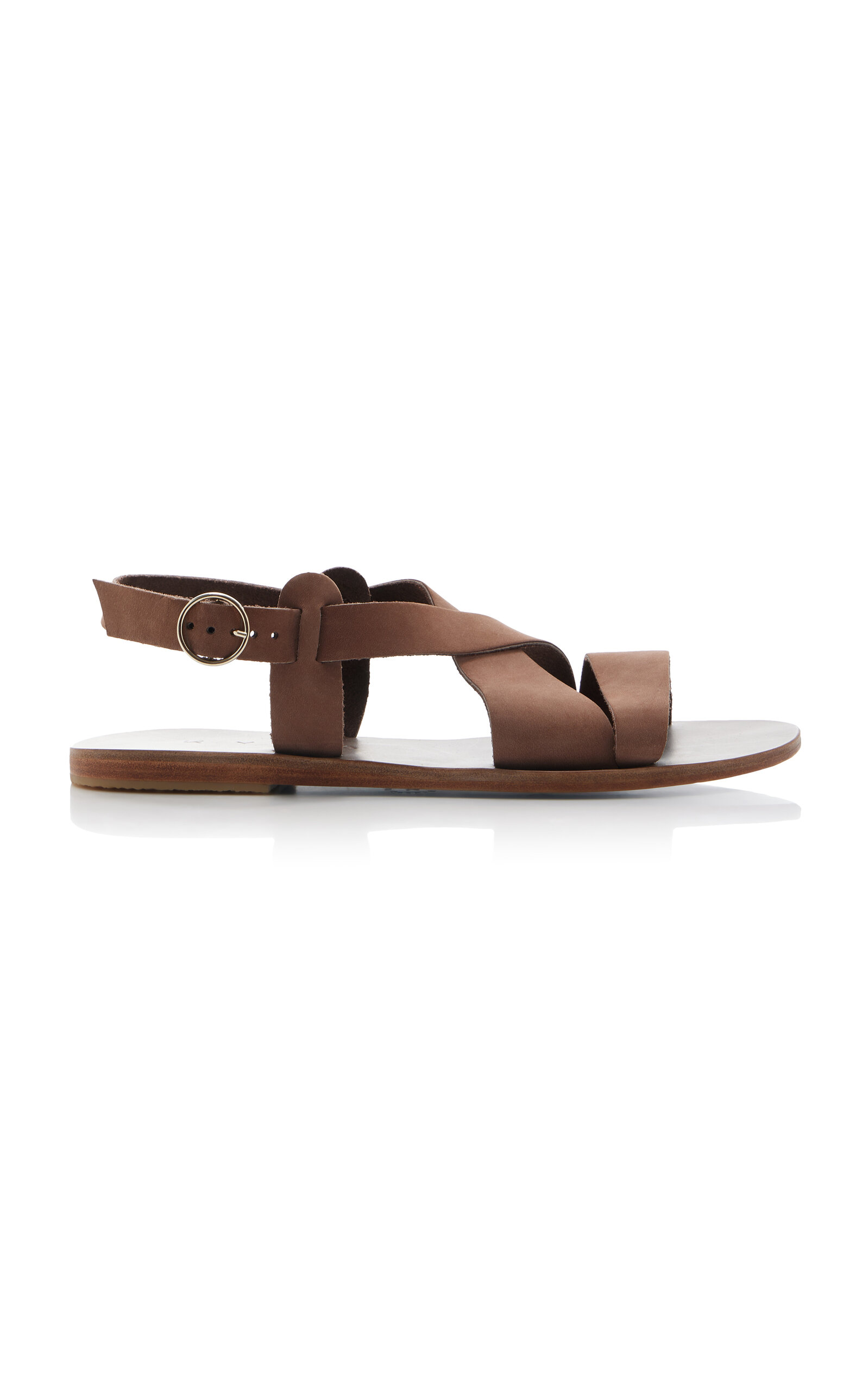 Shop Kyma Dokos Suede Sandals In Brown