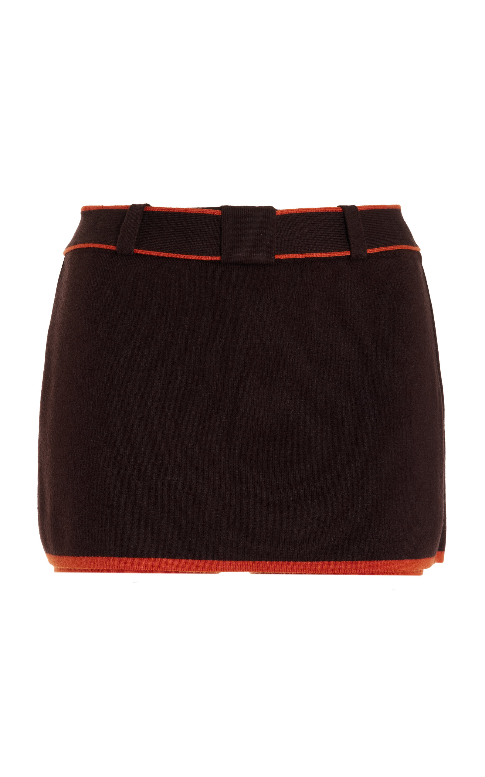 SIEDRÉS Exclusive Jasmy Ribbed-Knit Mini Skirt