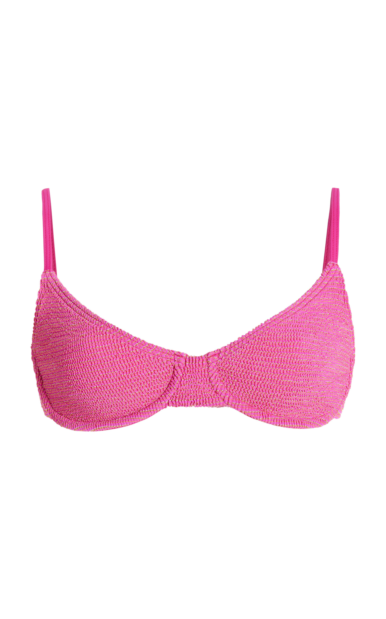 Shop Bondeye Gracie Balconette Bikini Top In Pink