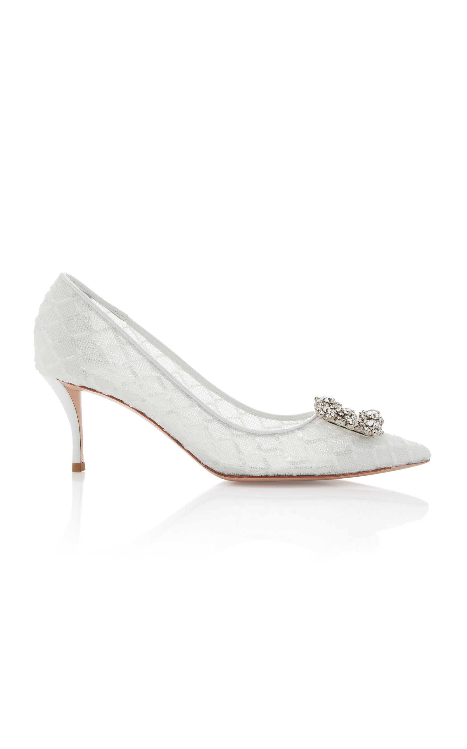 Roger Vivier Efflorescence Crystal-Net Pumps - Women's Shoes