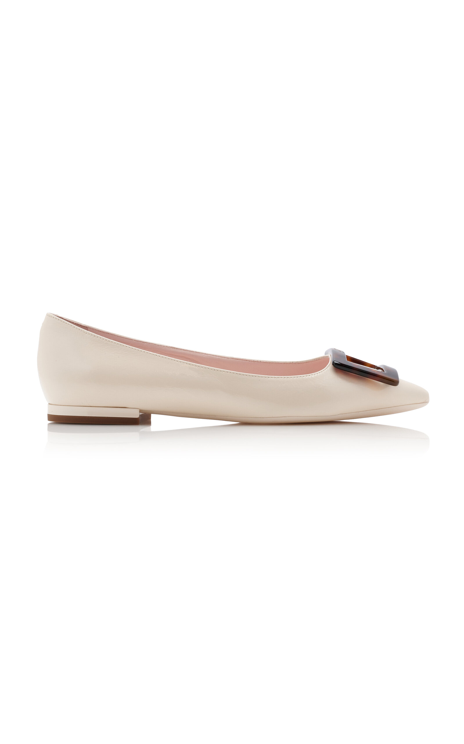Roger Vivier Gommettine Leather Flats