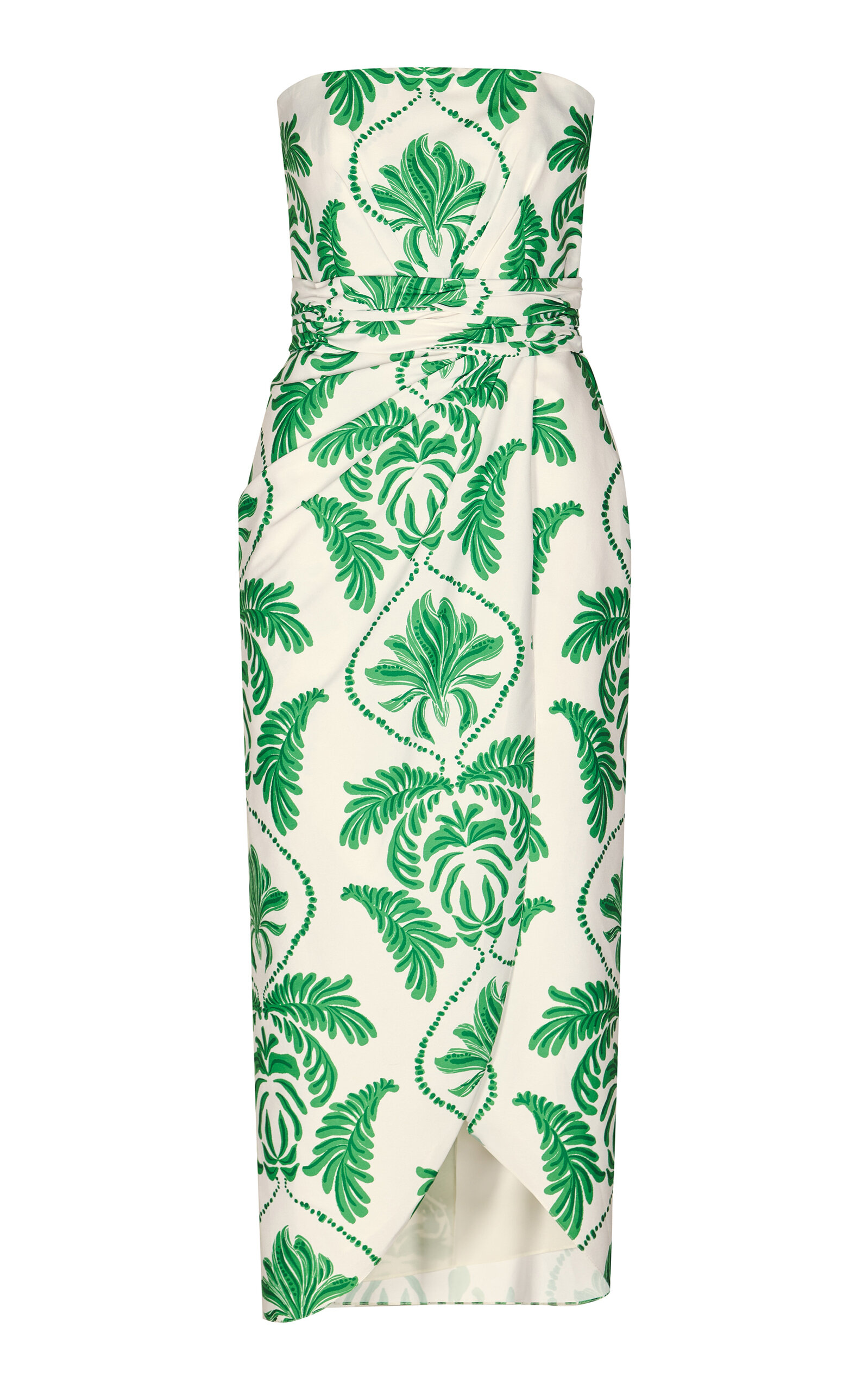 green emerald velvet dress Mais Bonita Midi Dress/ Andres Otalora main image 0