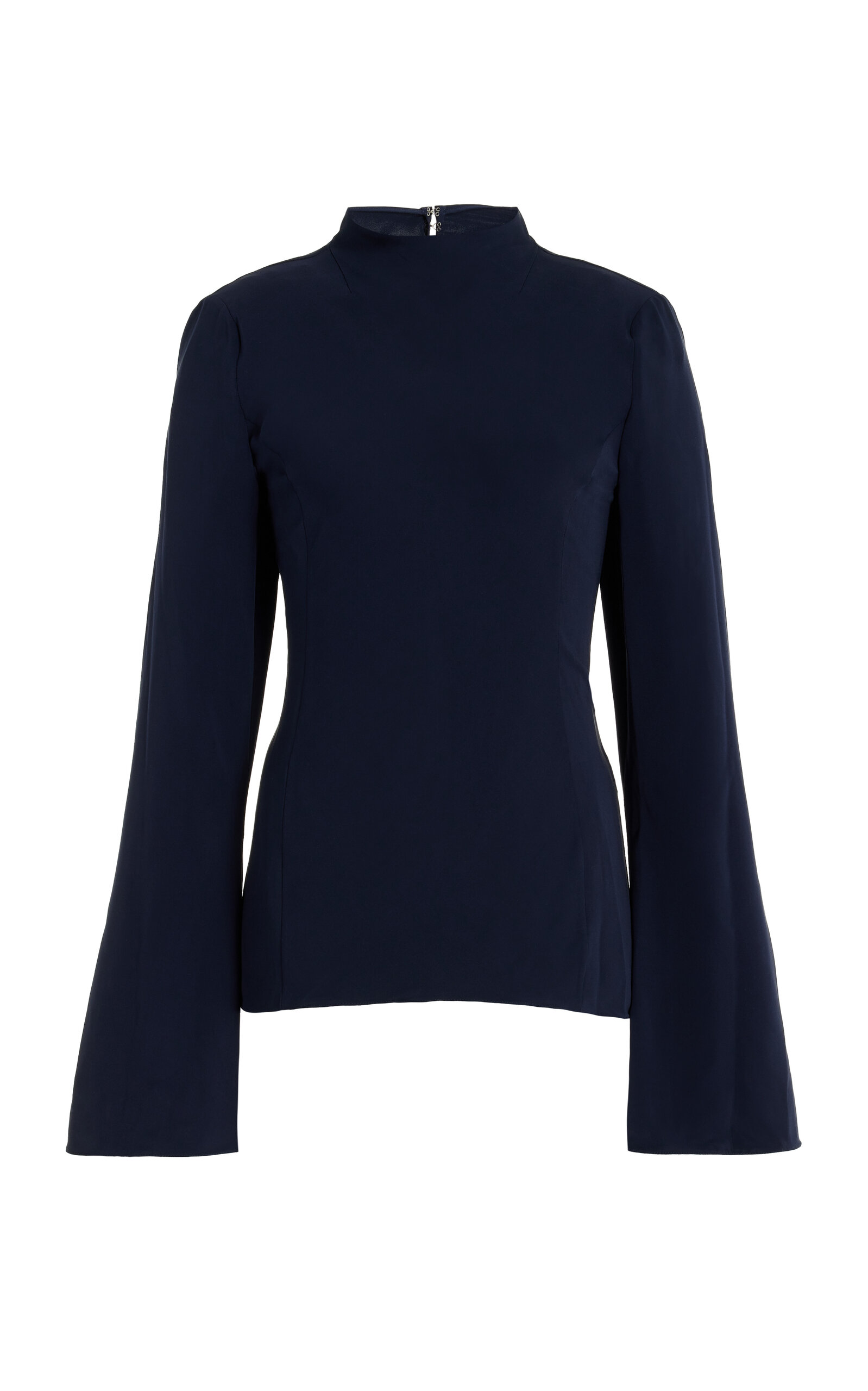 Gabriela Hearst Delwyn Silk Top - Navy