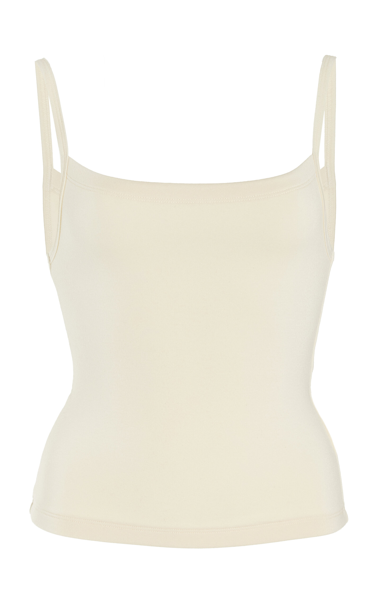 Éterne Stretch-modal Jersey Tank In Ivory