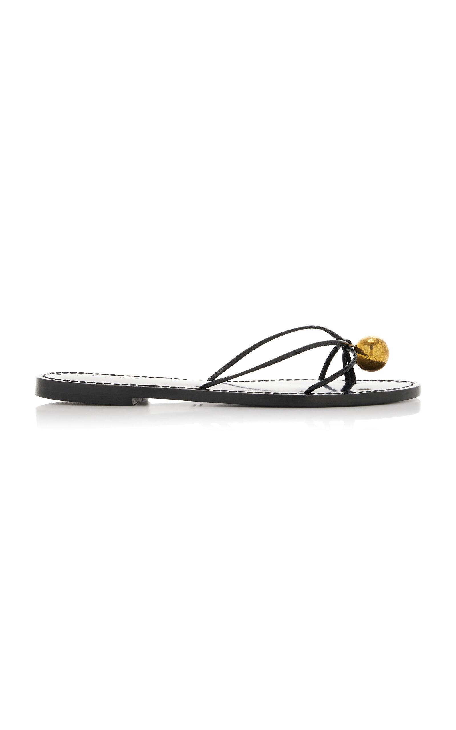 Shop Amanu Exclusive Malawi Corded Leather Sandals In Black