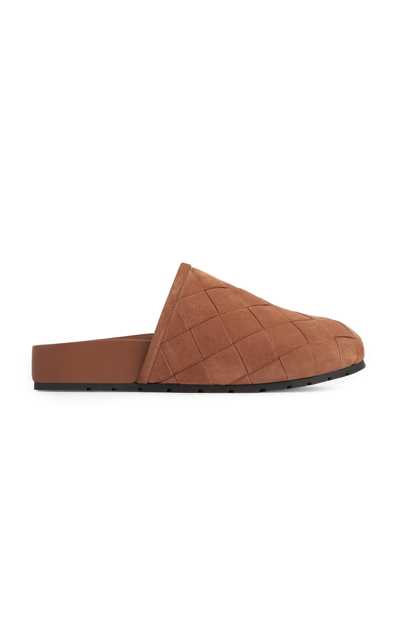 Bottega Veneta Reggie Intrecciato Suede Clogs
