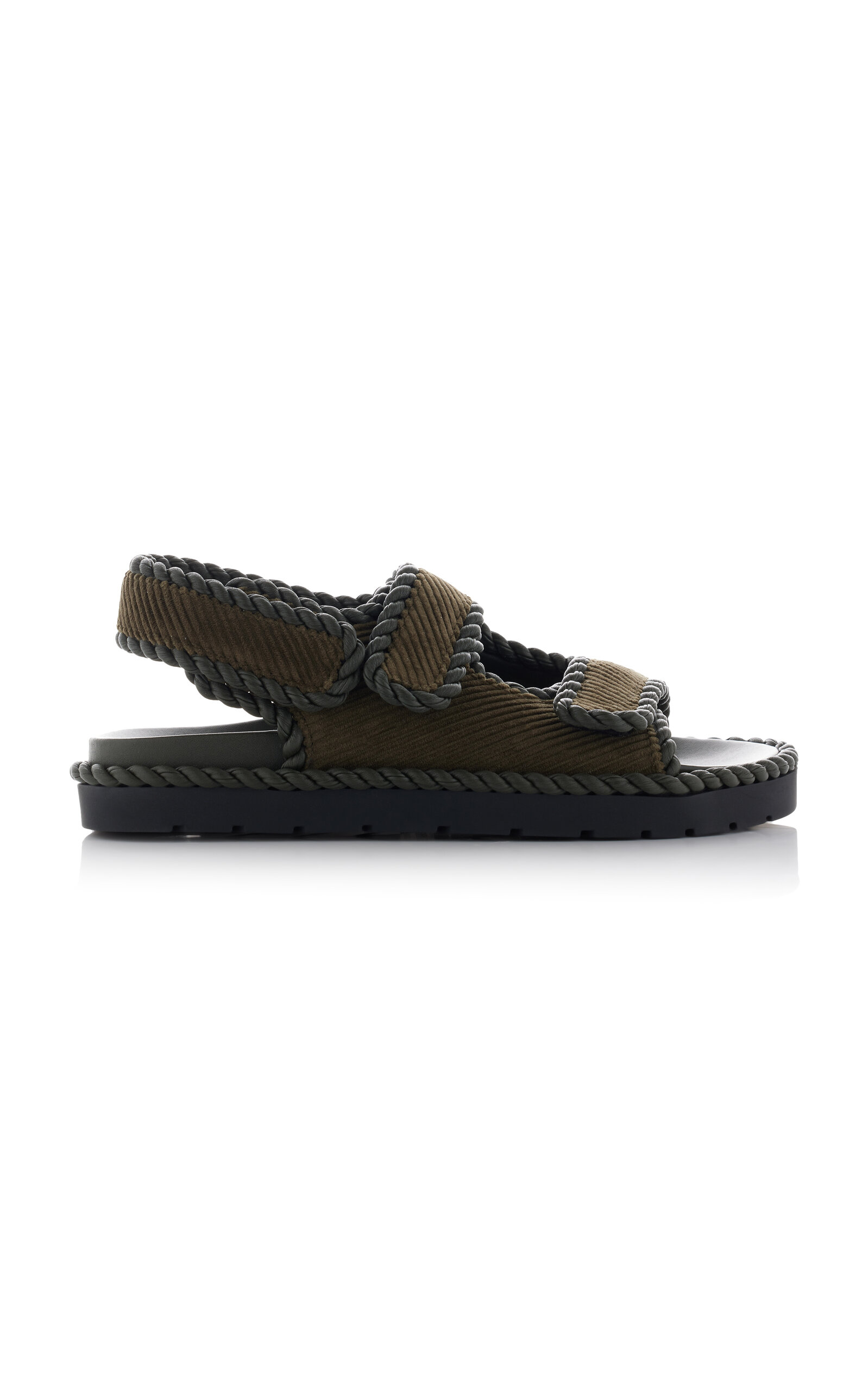 Bottega Veneta Jack Corduroy Slingback Sandals