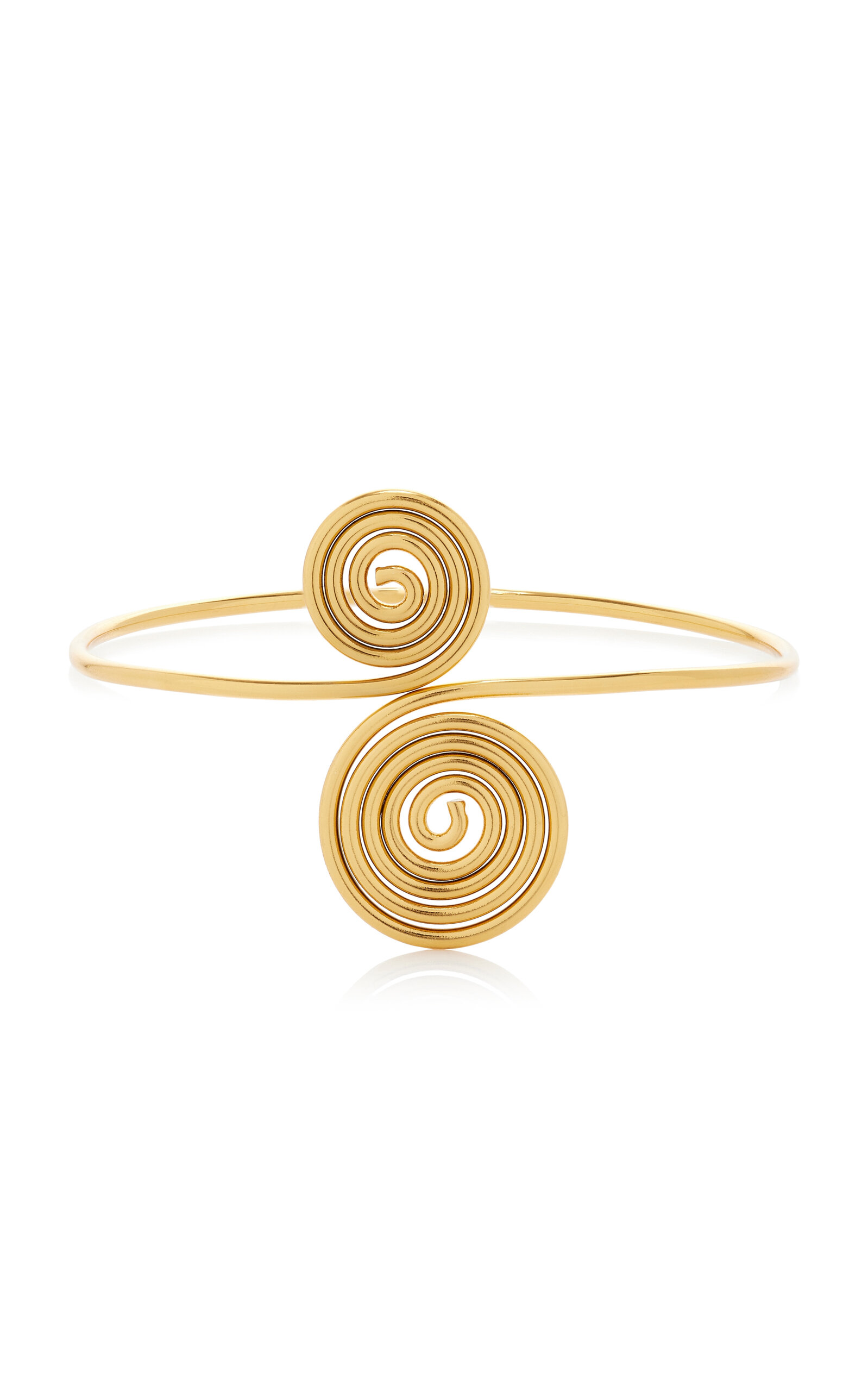 Anni Lu Spiral Gold-plated Arm Cuff