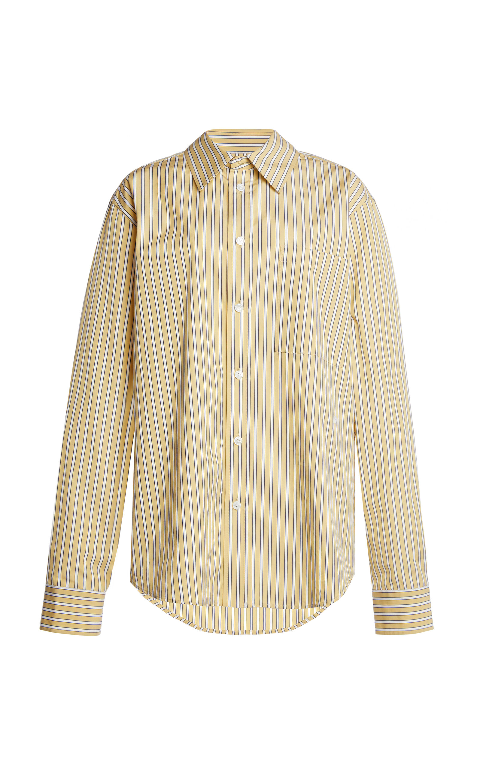 Bottega Veneta Cotton Poplin Shirt In Neutral