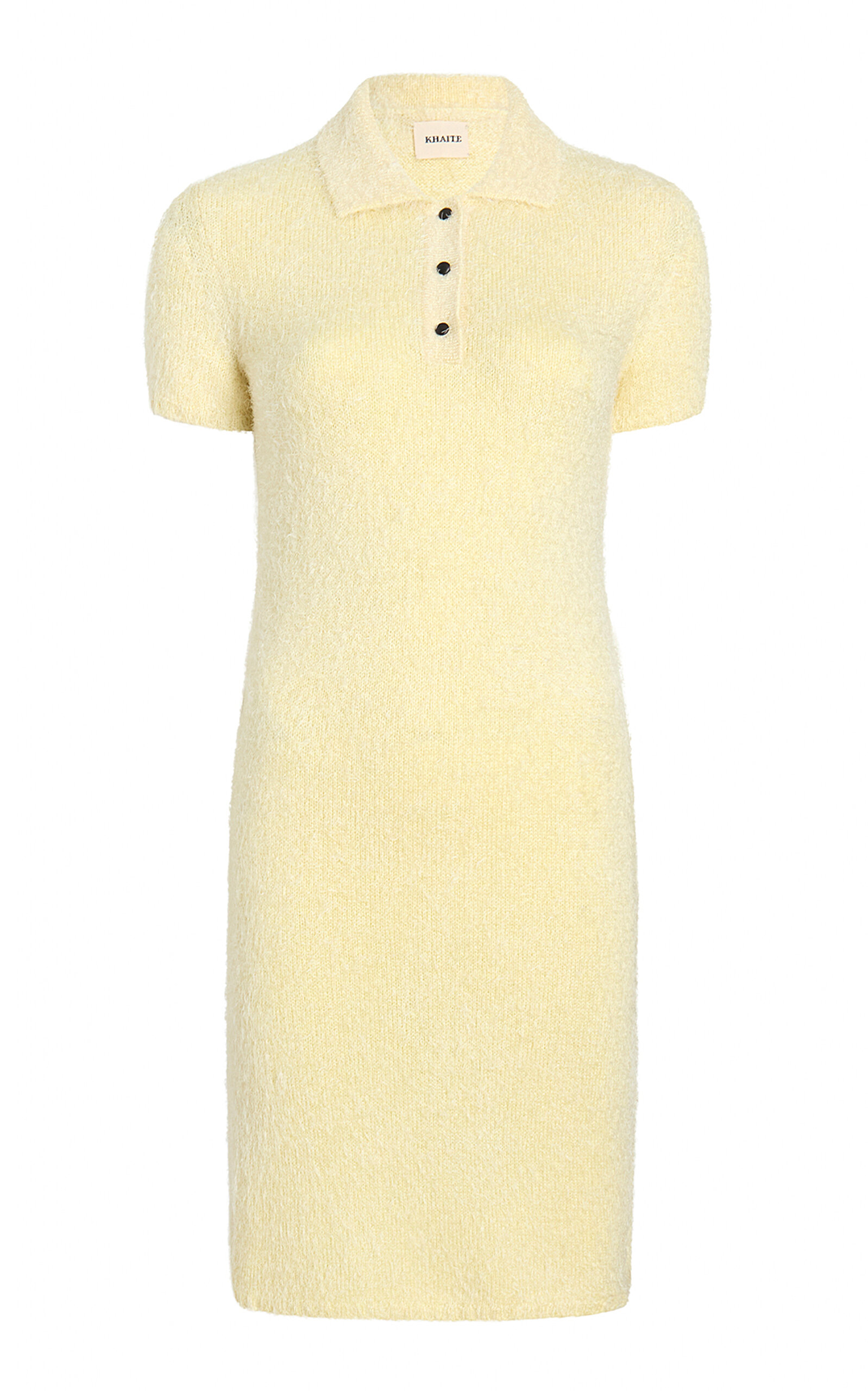 Khaite Graciela Knit Silk-Cashmere Polo Mini Dress - Women's Clothing