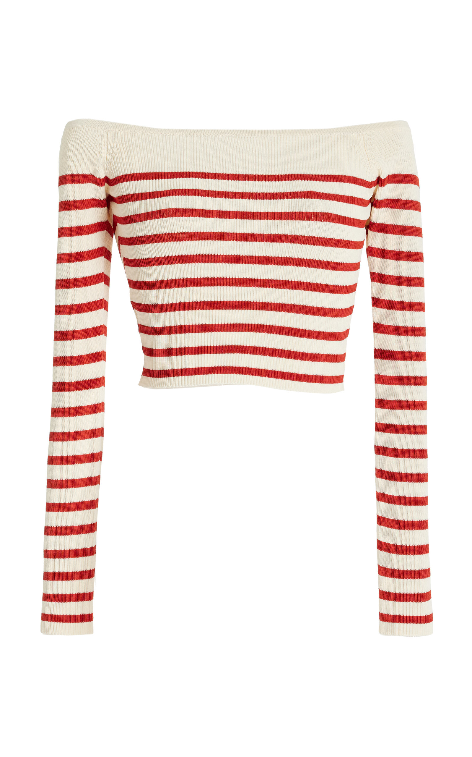 Staud Float Off The Shoulder Top In Red