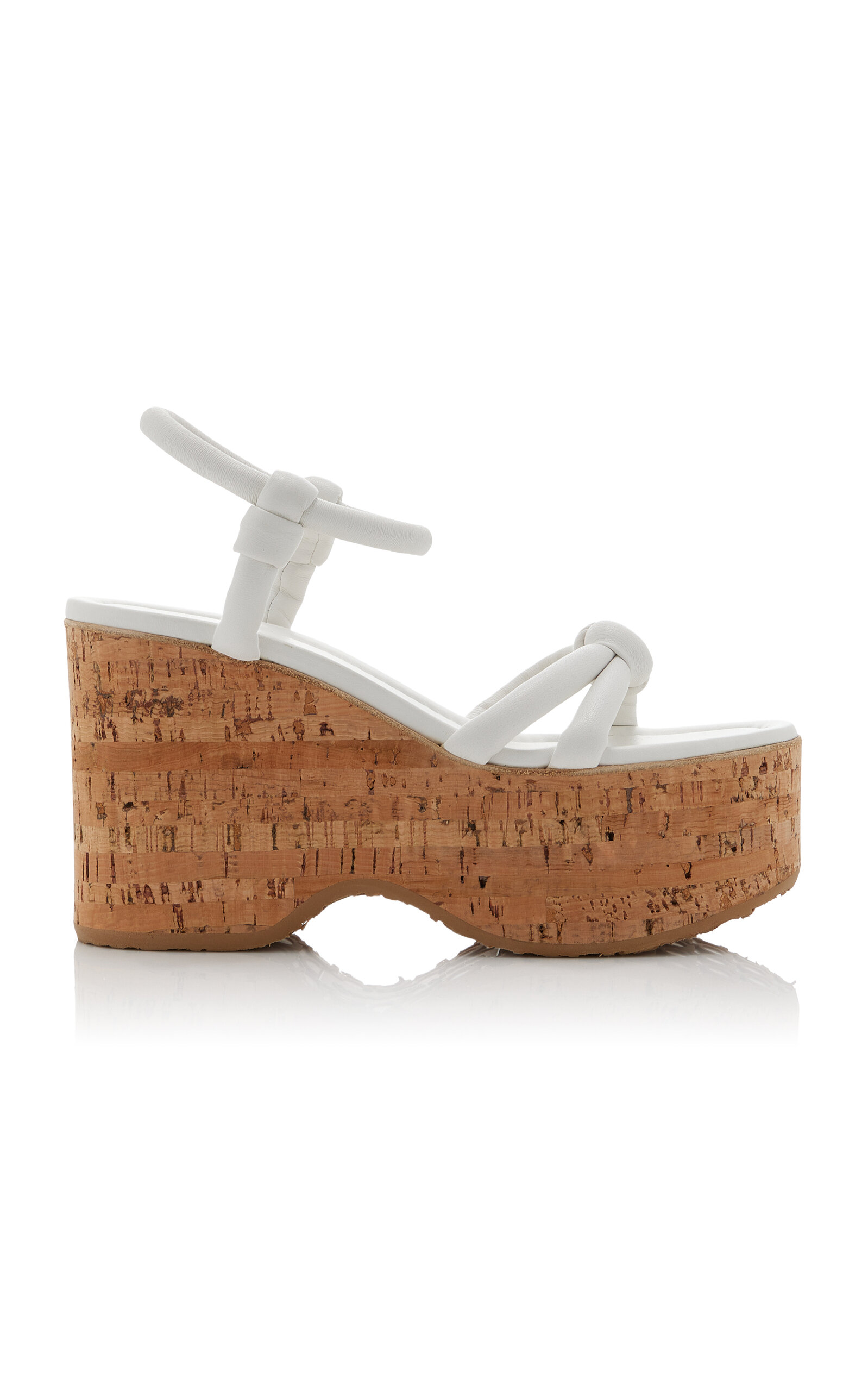 Gianvito Rossi Padded-Leather Platform Sandals