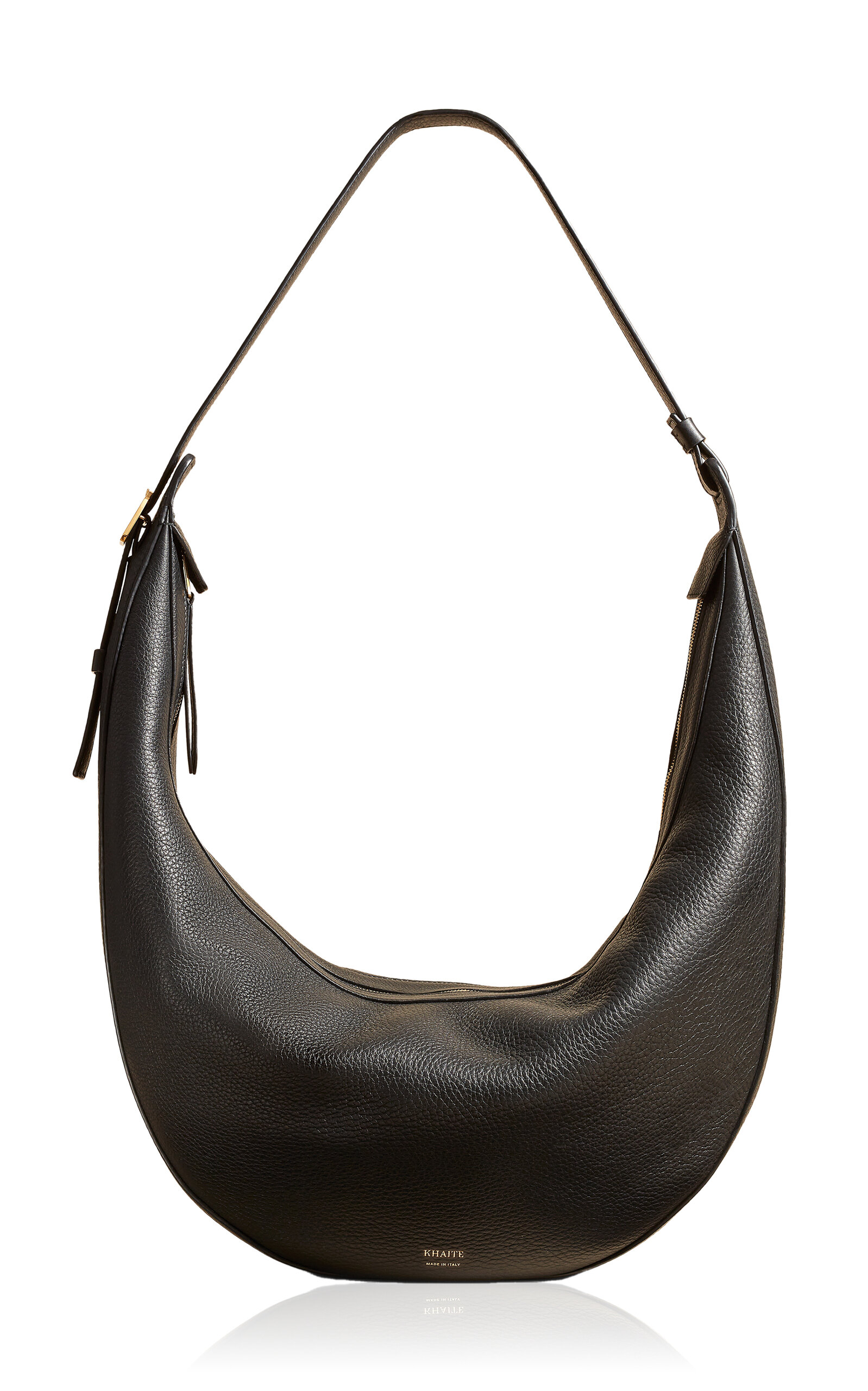 Khaite Augustina Leather Hobo Bag