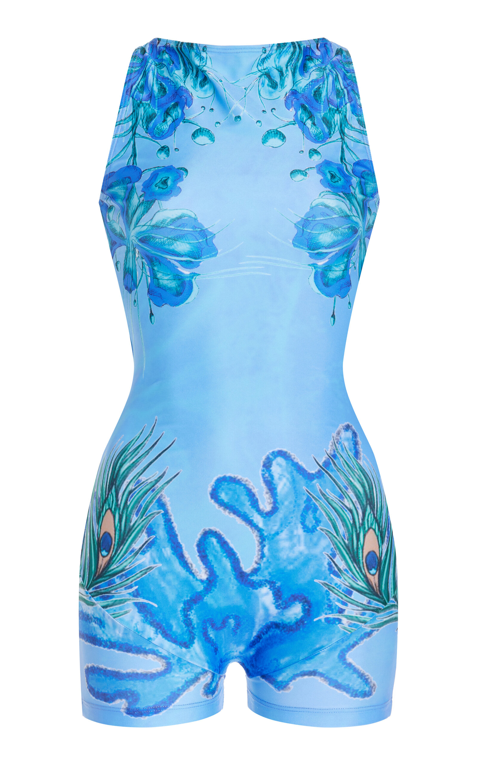Shop House Of Aama Exclusive One-piece Swimsuit In Blue