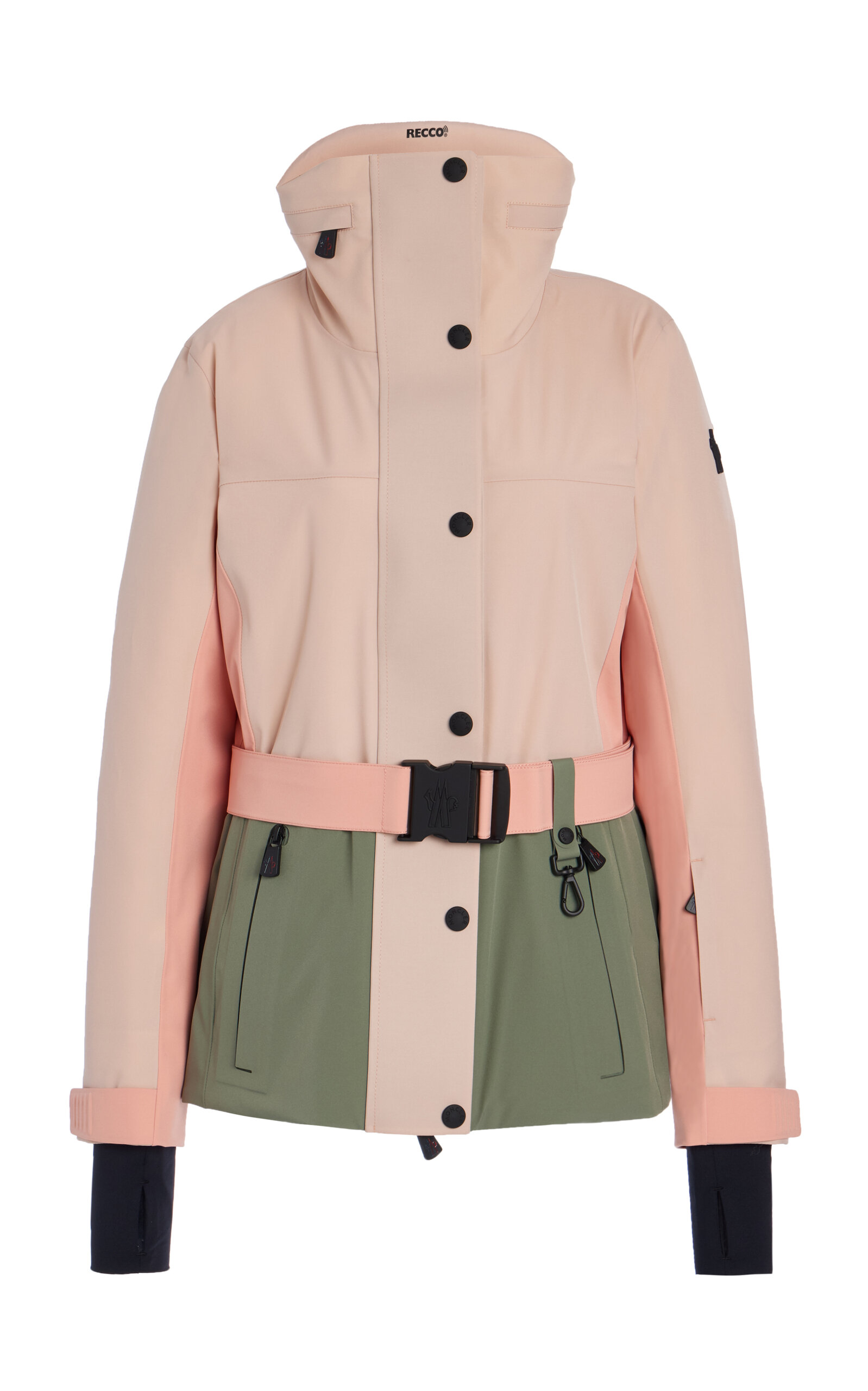 Moncler Hainets Technical Stretch-nylon Ski Jacket In Pink