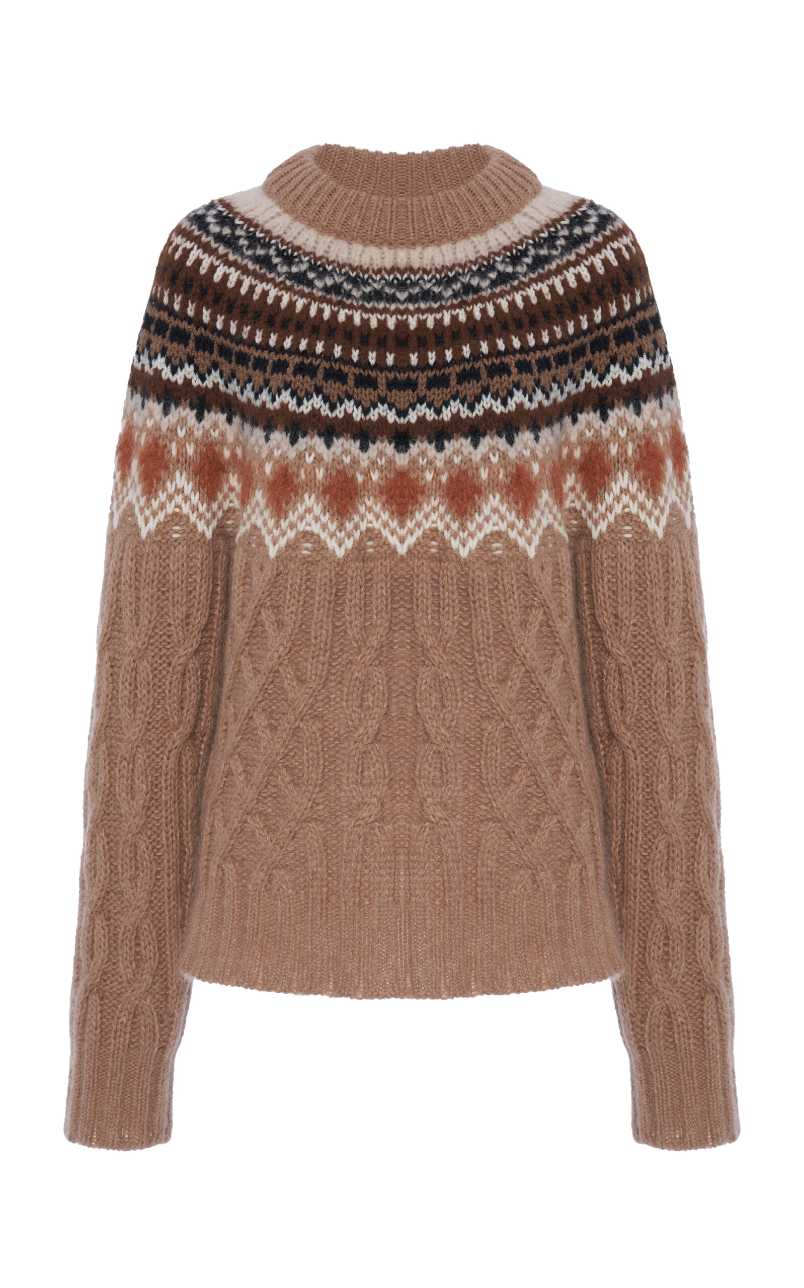 Knit Wool-Mohair Sweater