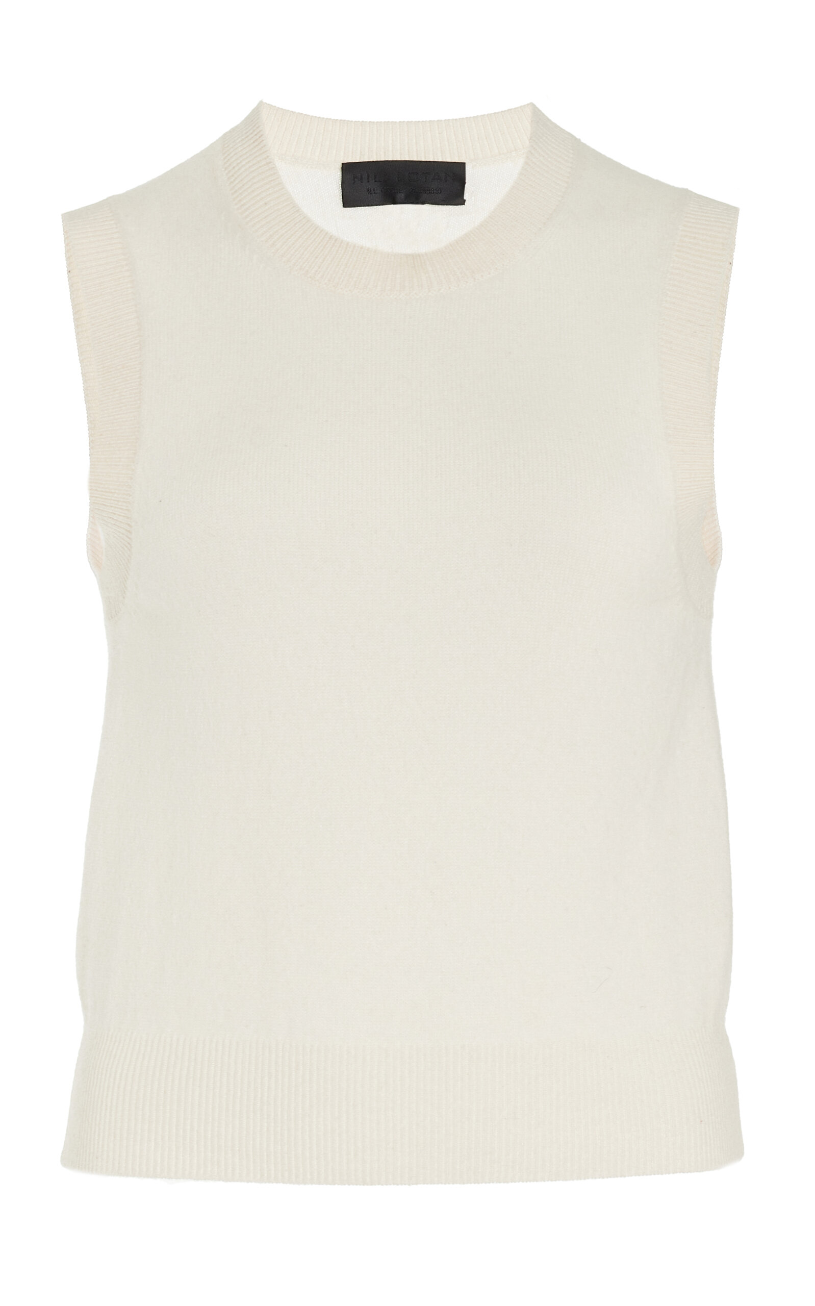 Shop Nili Lotan May Cashmere Top In Ivory